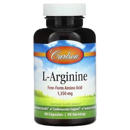 CARLSON  L-Arginine 1,350mg 90kap 1