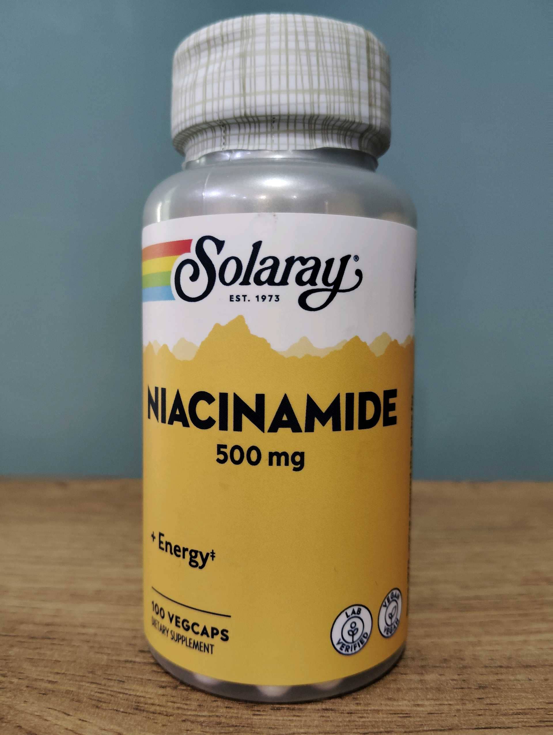 solaray niacinamide 500 mg 100veg gap 1