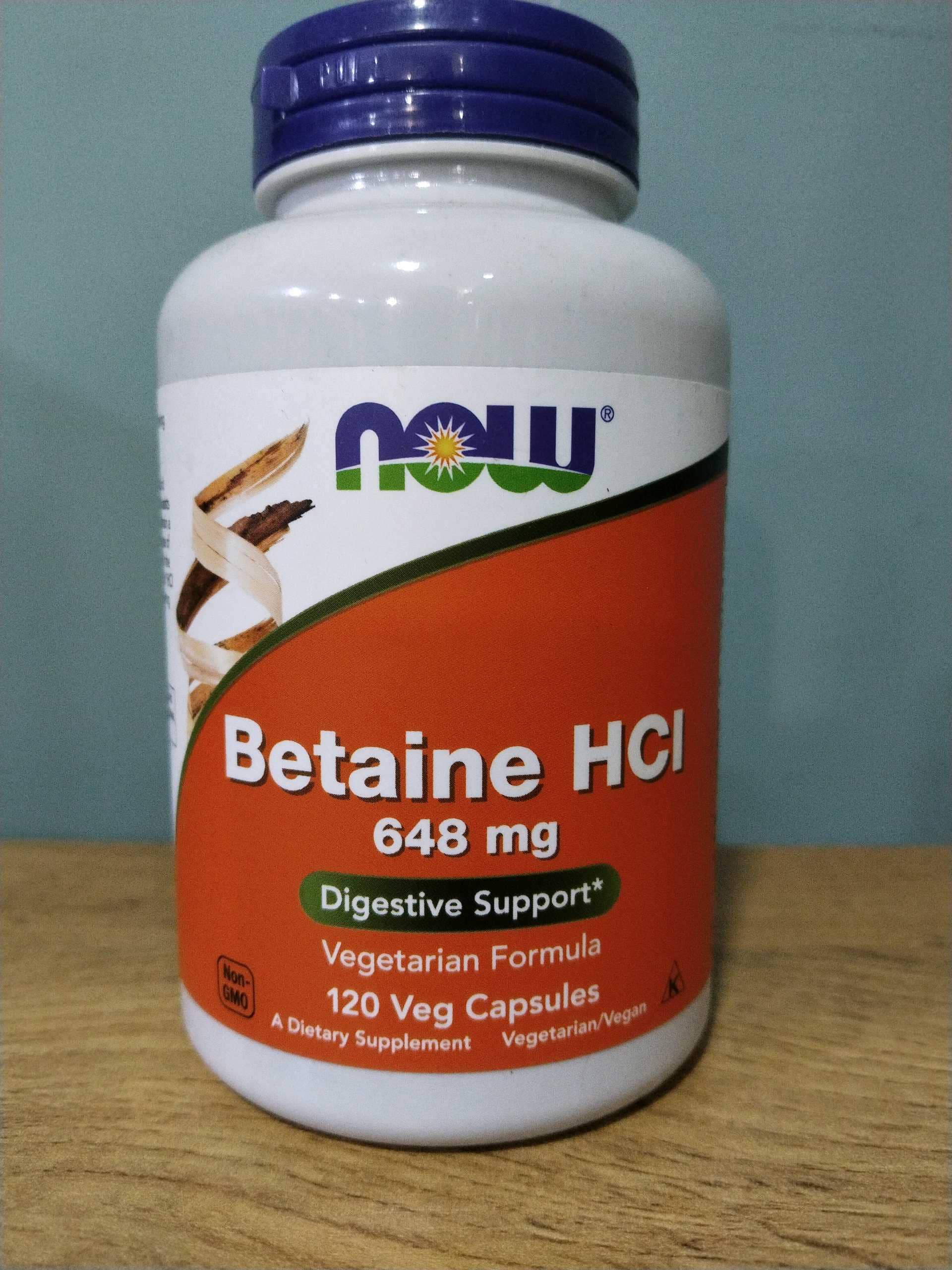 NOW FOODS BETAINE HCI 120CT 1
