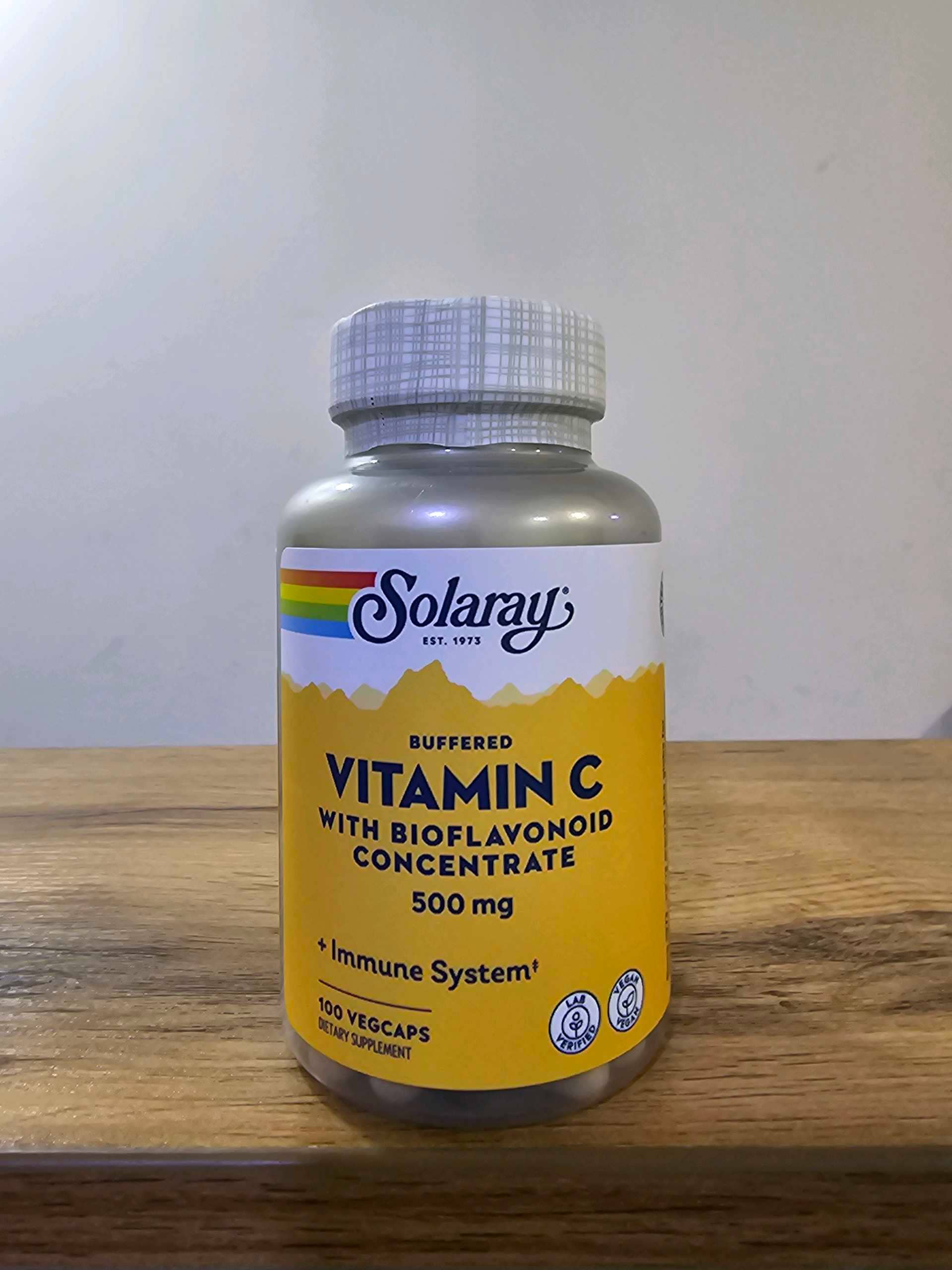 Soloray Vitamin C 500 mg  100 vegcaps 1