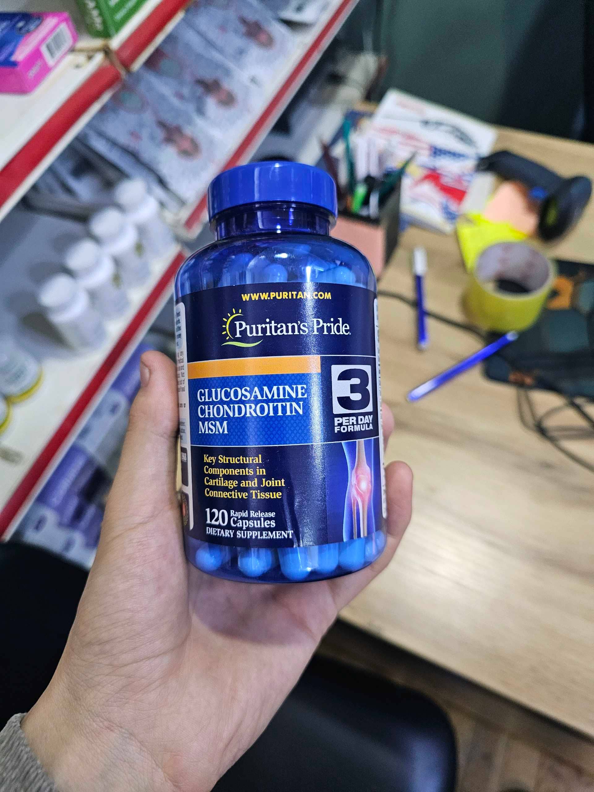 PURITAN'S PRIDE GLUCOSAMINE CHONDROITIN MSM 120 1