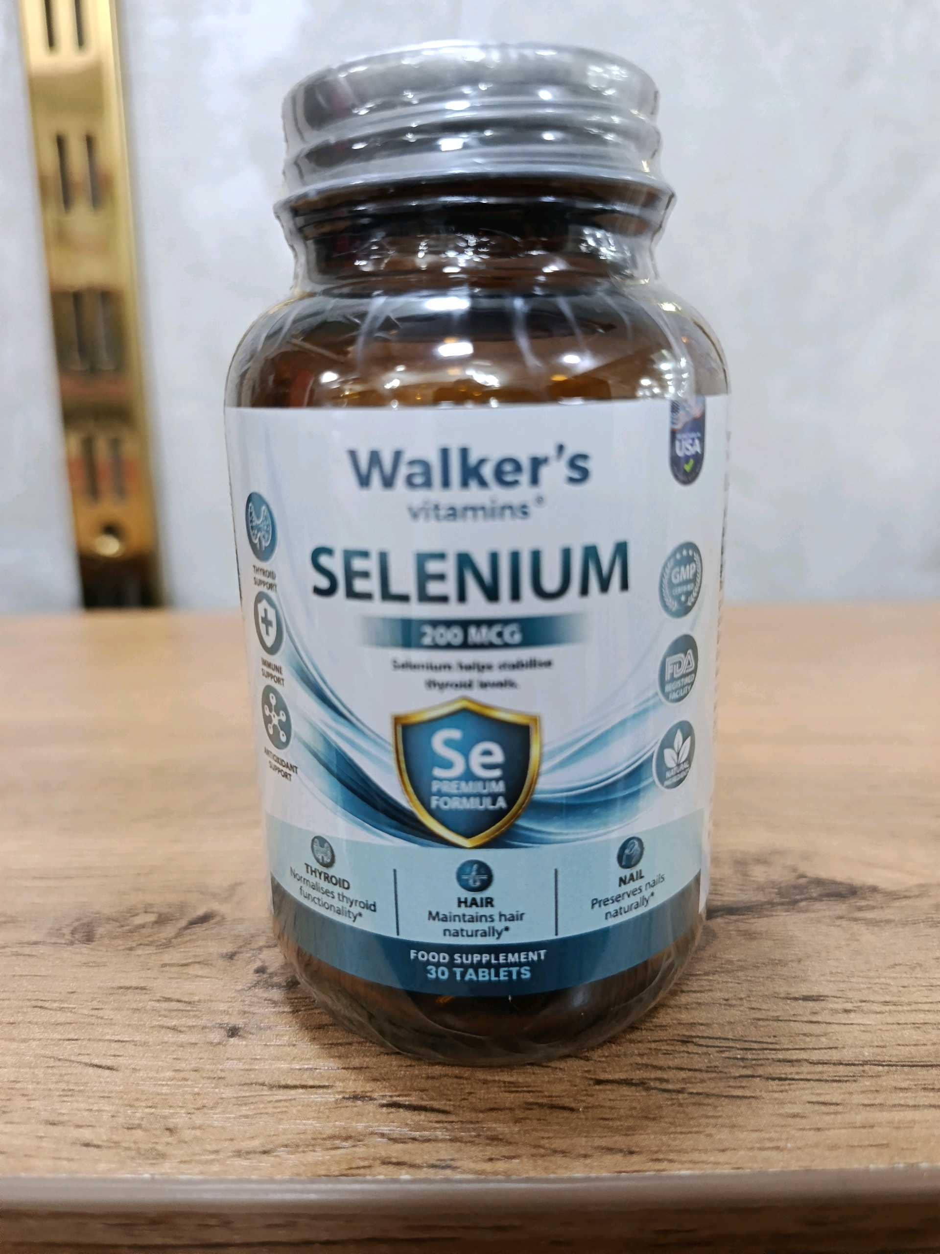 walkers selenium 200mg 30 tab 1