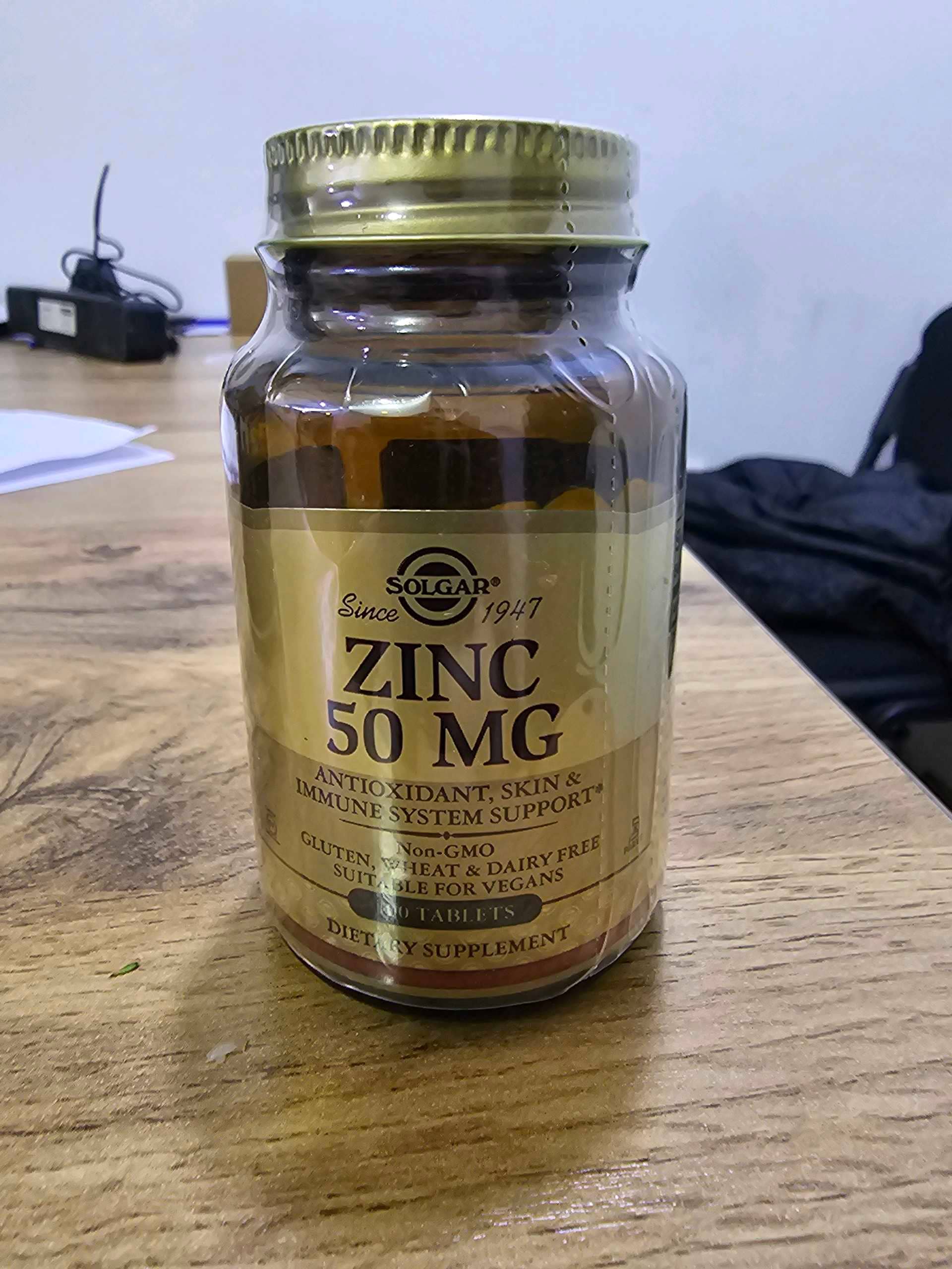 Solgar, Zinc, 50 mg, 100 Tablets 1