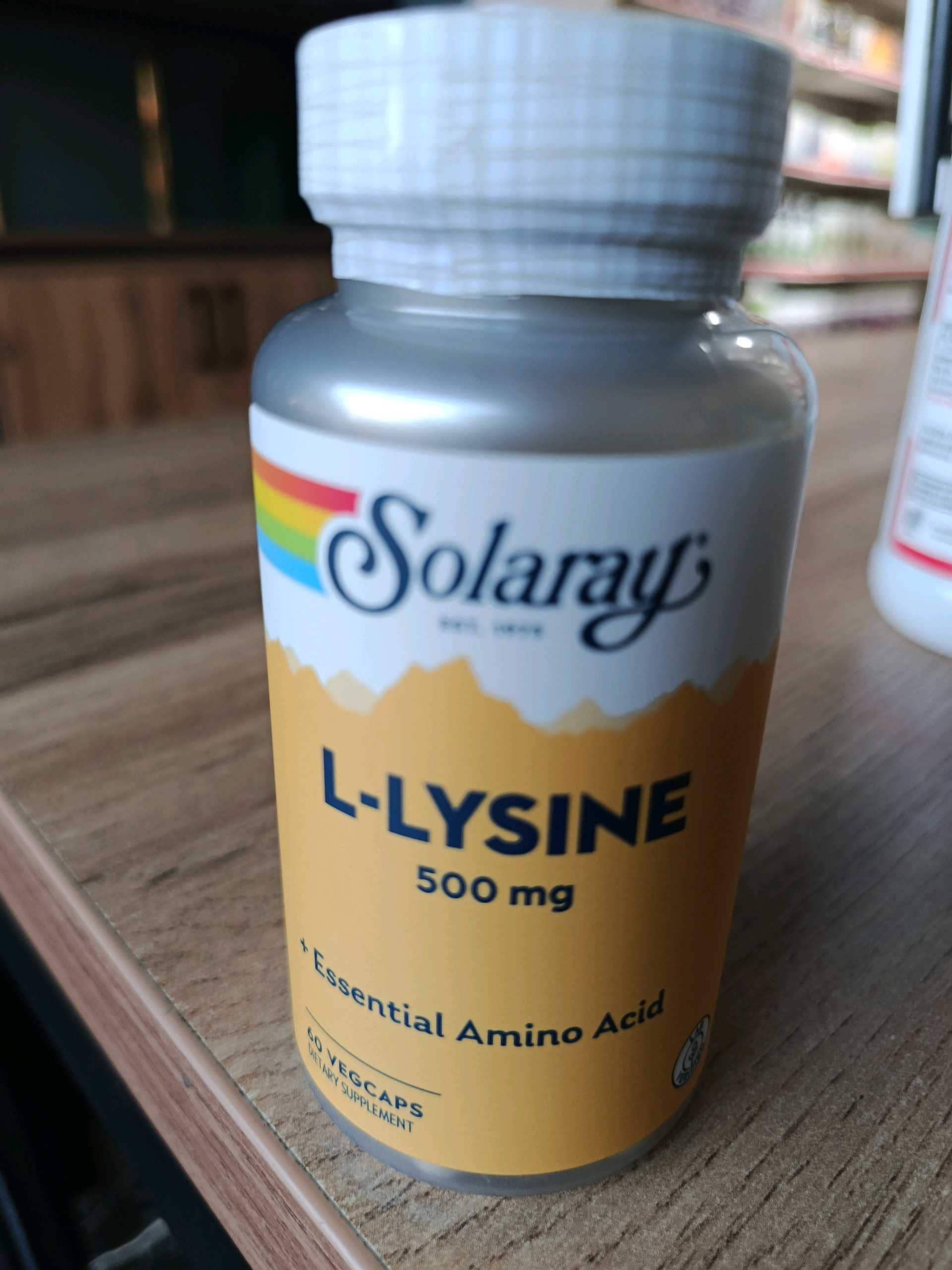 SOLARAY L-LYSINE   500MG 60TAB 1