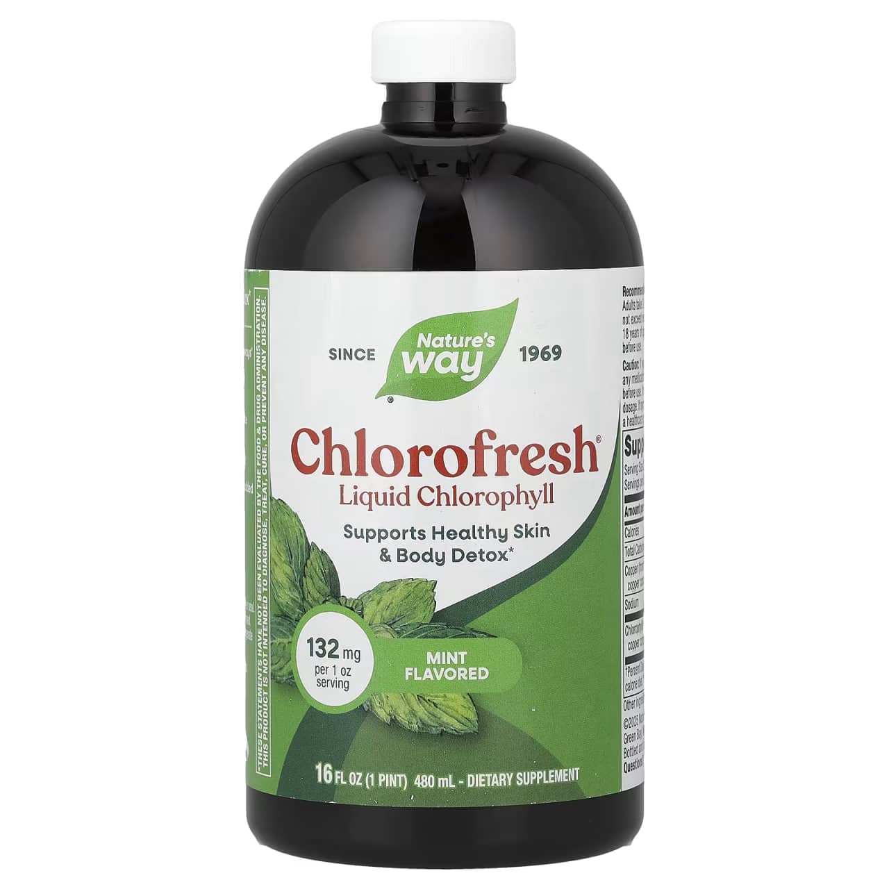 Chlorofresh Liquid Chlorophyll Unflavored 132 mg 16 fl oz (480 ml) 1