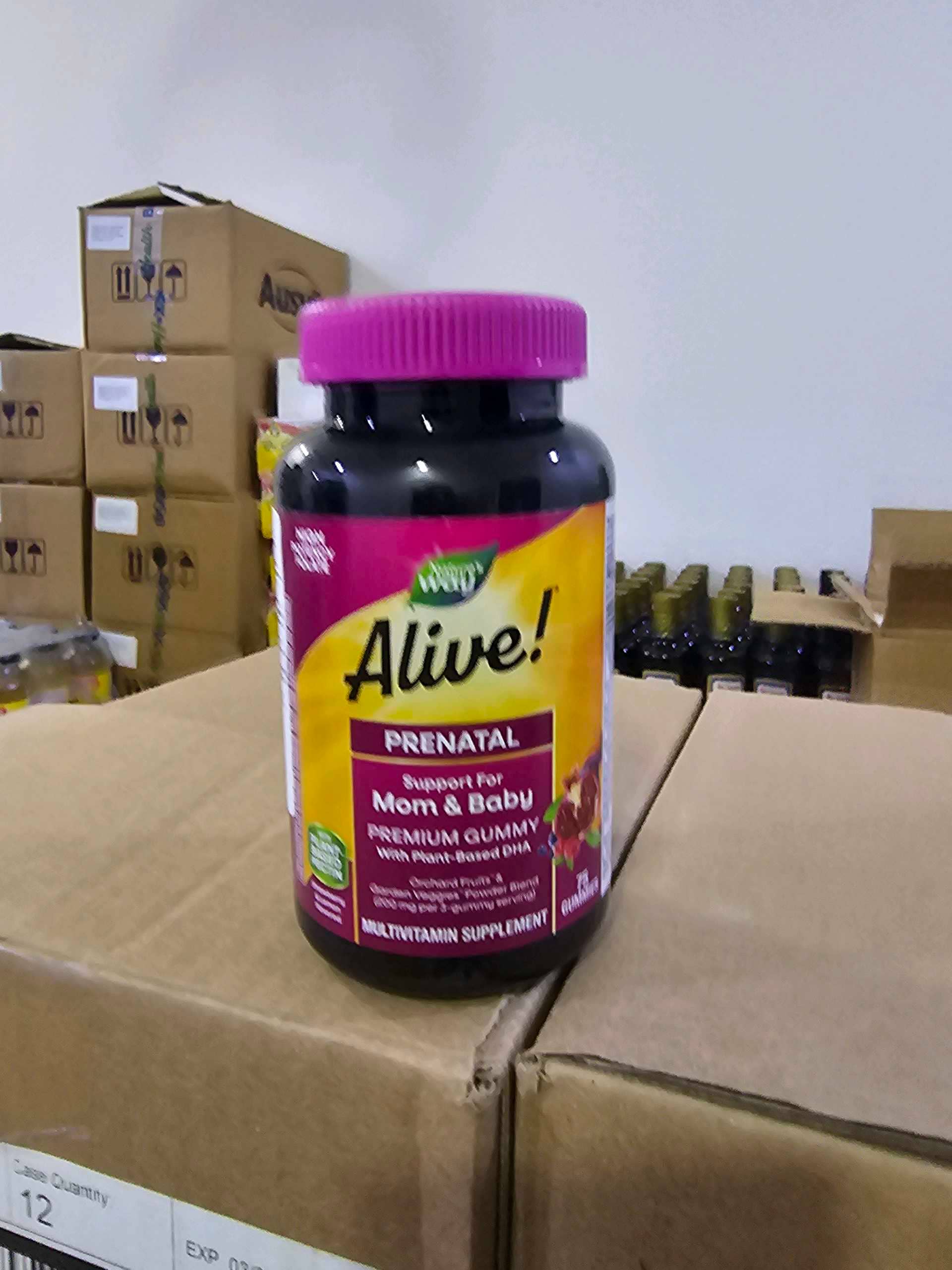 NATURE'S WAY ALIVE PRENATAL MOM & BABY MULTI VITAMIN   75 GUMMIES 1