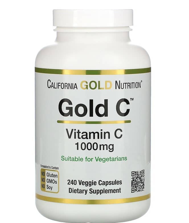 California Gold Nutrition vitamine C 240vcap 1000mg 1
