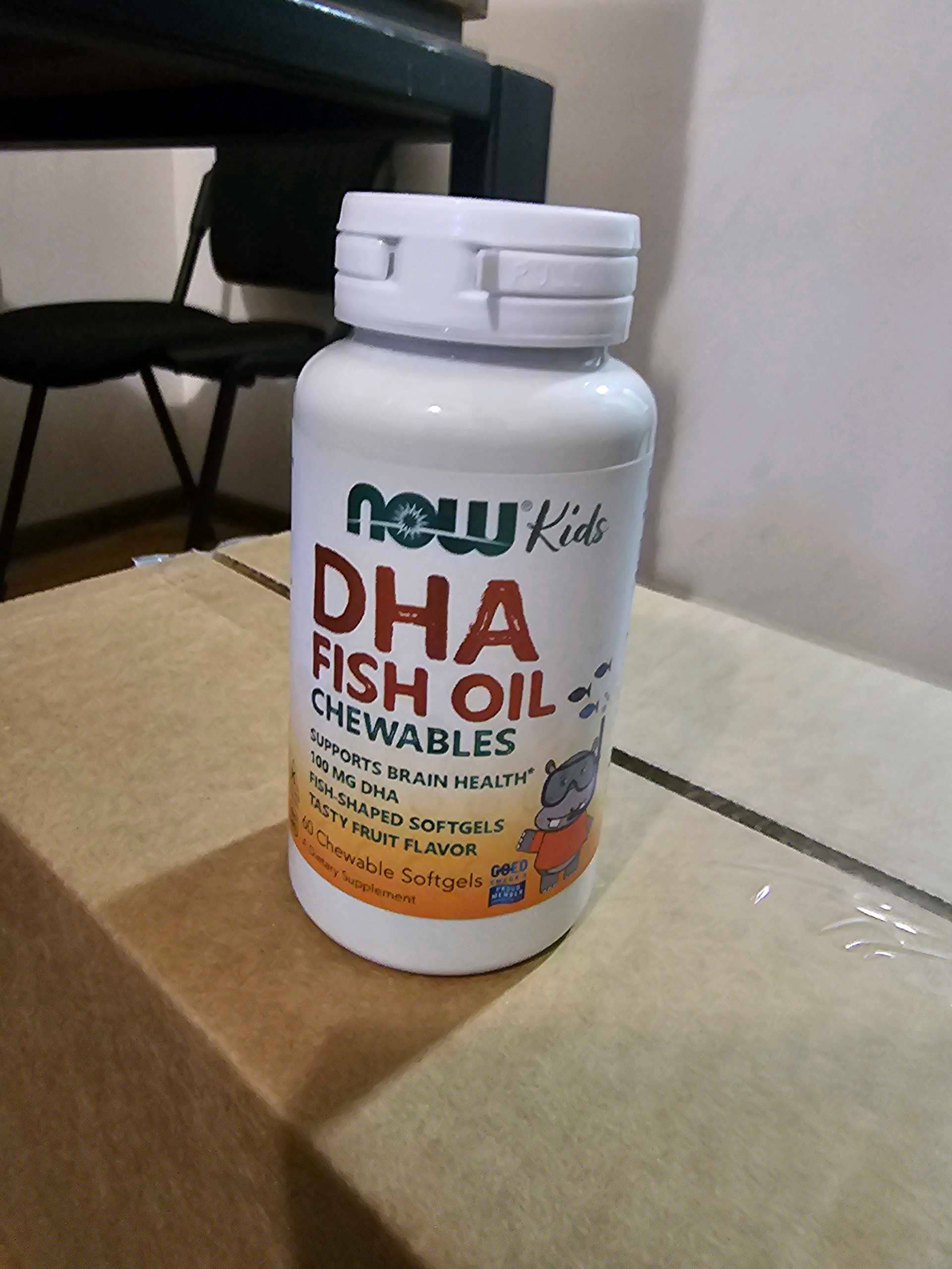 NOW kids DHA FISH OIL 60 Chewable softgels 1