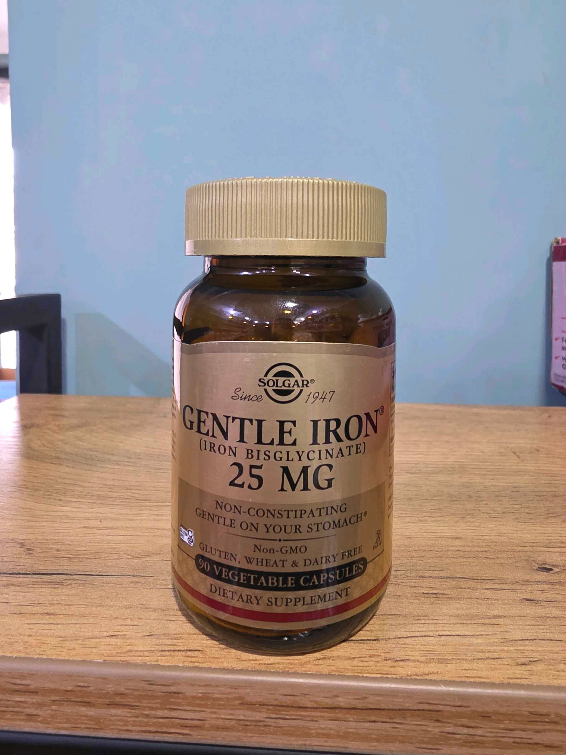 Solgar Gentle Iron 25 mg   90 VEGATABLE 1