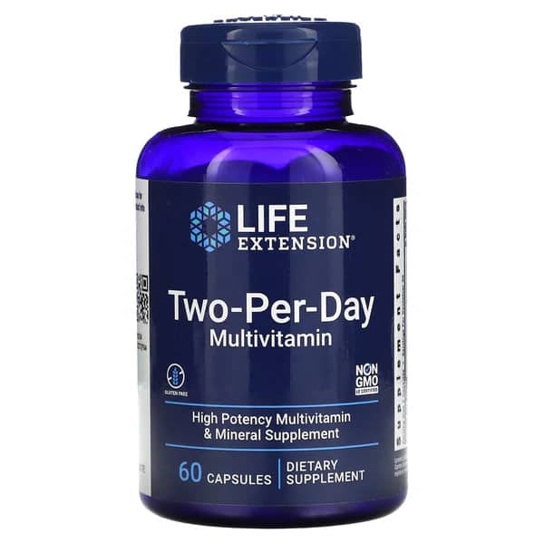 Life Extension, Two-Per-Day Multivitamin, 60 Capsules 1