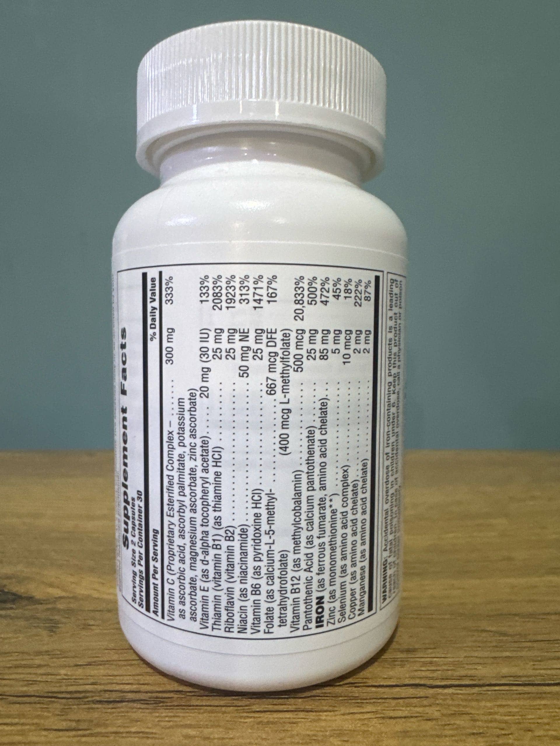 NaturesPlus, Vitamin and Mineral Supplement with Iron, 60 Rapid-Acting Capsules 2