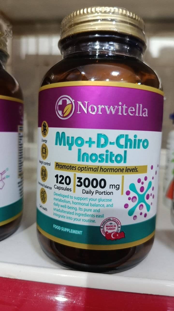 Norwitella   Myo+D-Chiro   Inositol     3000mg    120Capsules 1