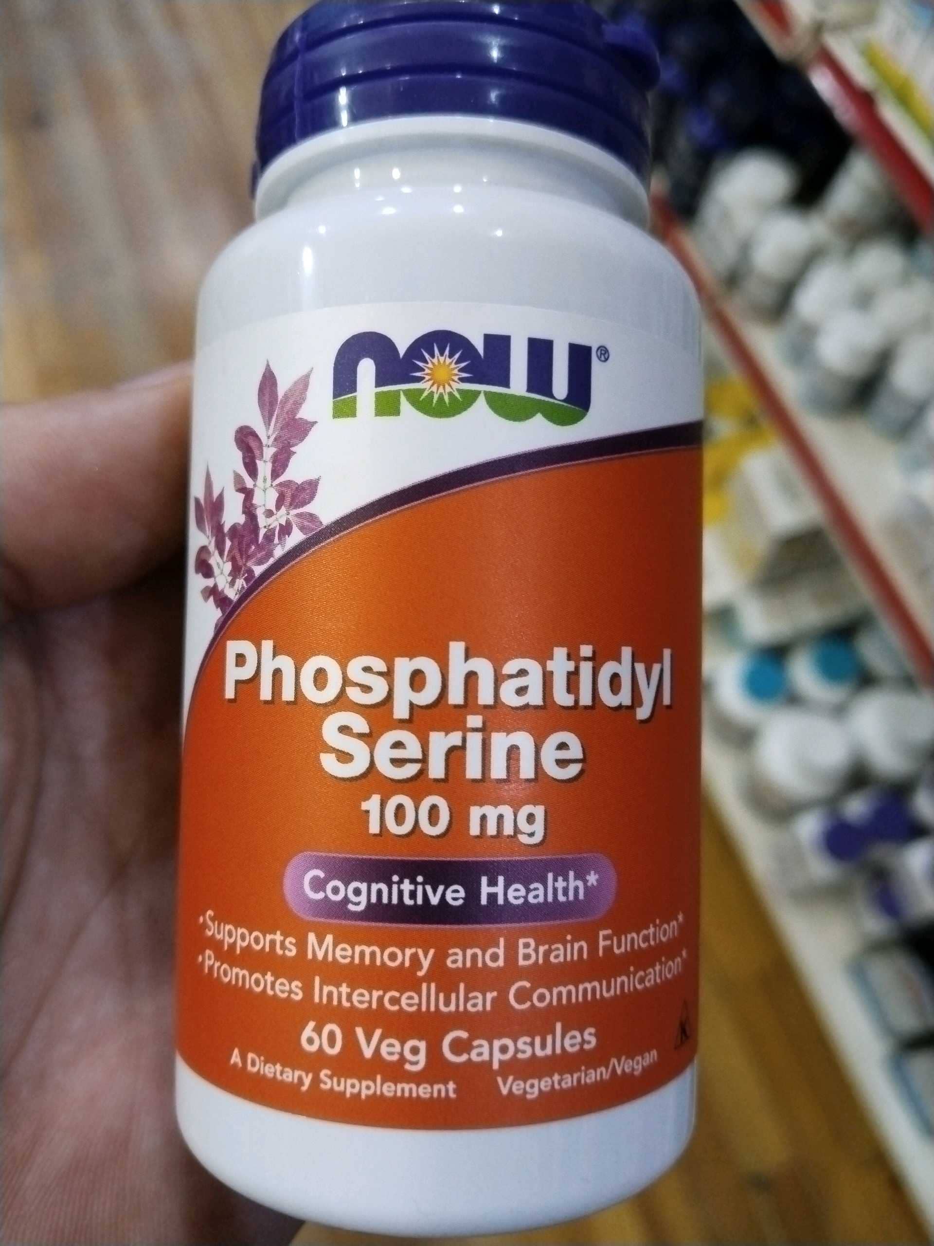 NOW FOODS PHOSPHATIDYL SERINE 100MG 60CT 1