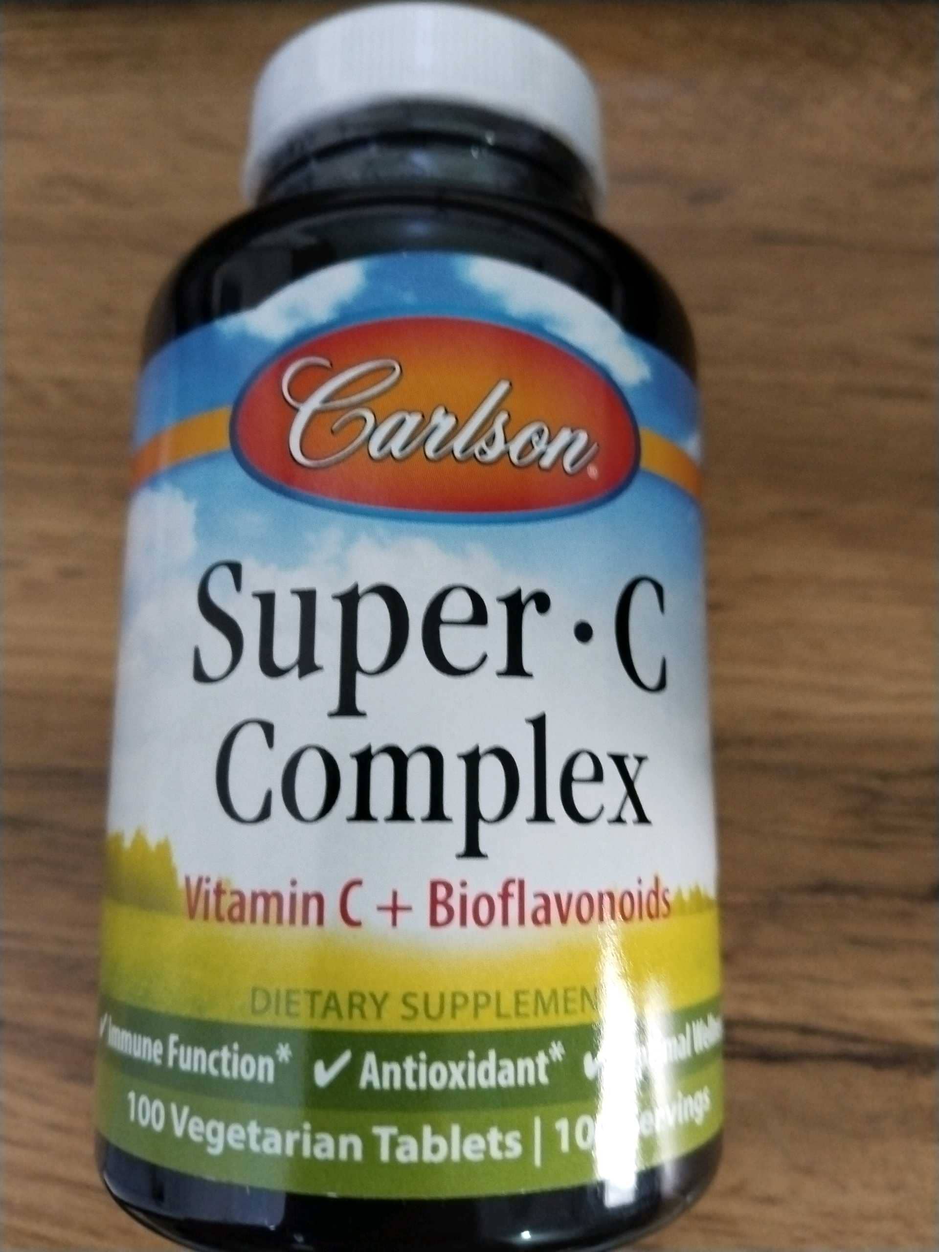 Carlson Labs Комплекс Супер С, 100 вегетарианских капсул 1