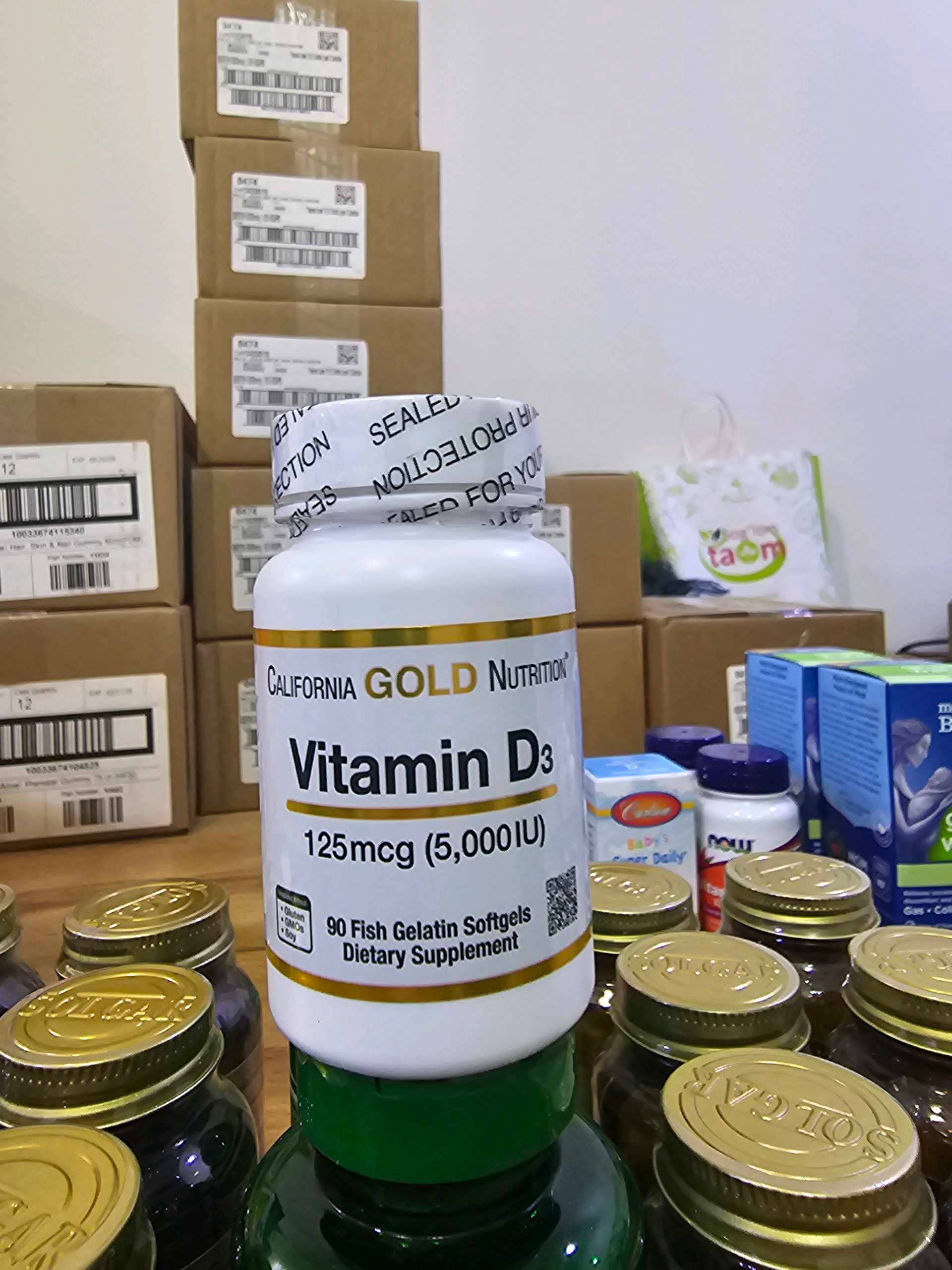 CGN Vitamin D3 5000 90 sftgels 1