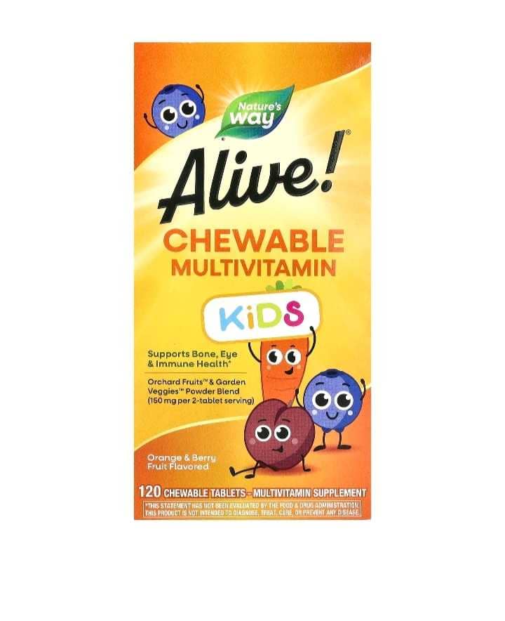 Alive Chewable Multivitamin kids 1