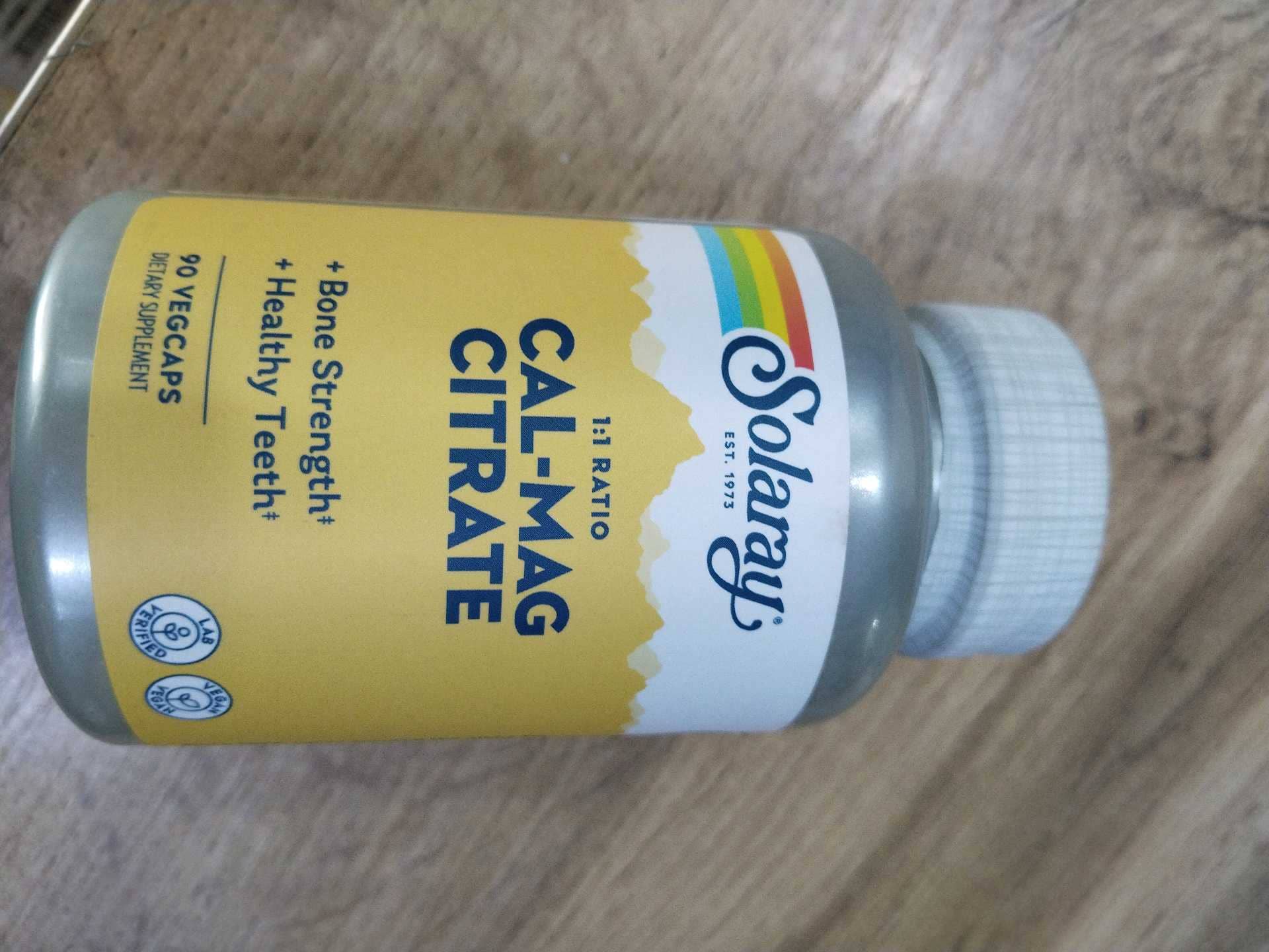 SOLARAY CAL-MAG CITRATE  90CT 1