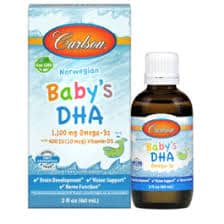 Carlson Babys DHA  920 mg Omega-3s  15mcg  (600 IU)  Vitamin D3    2fl oz (60ml) 1