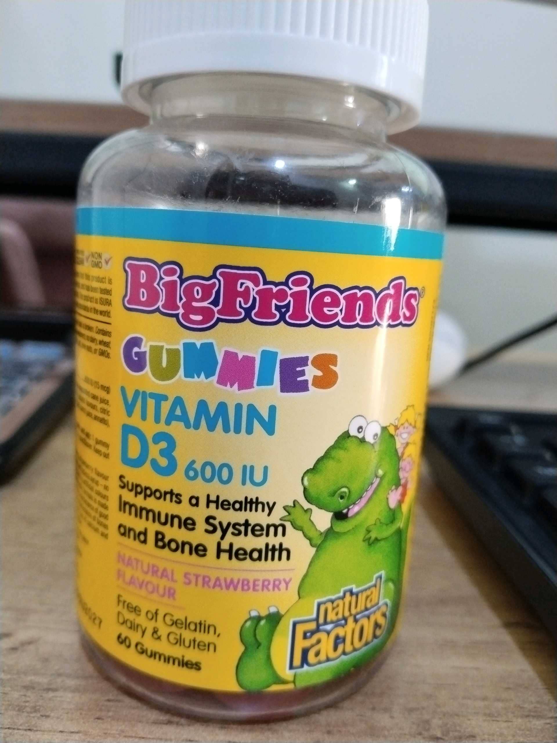 Natural Factors - Big Friends, Витамин D3 600?IU 1