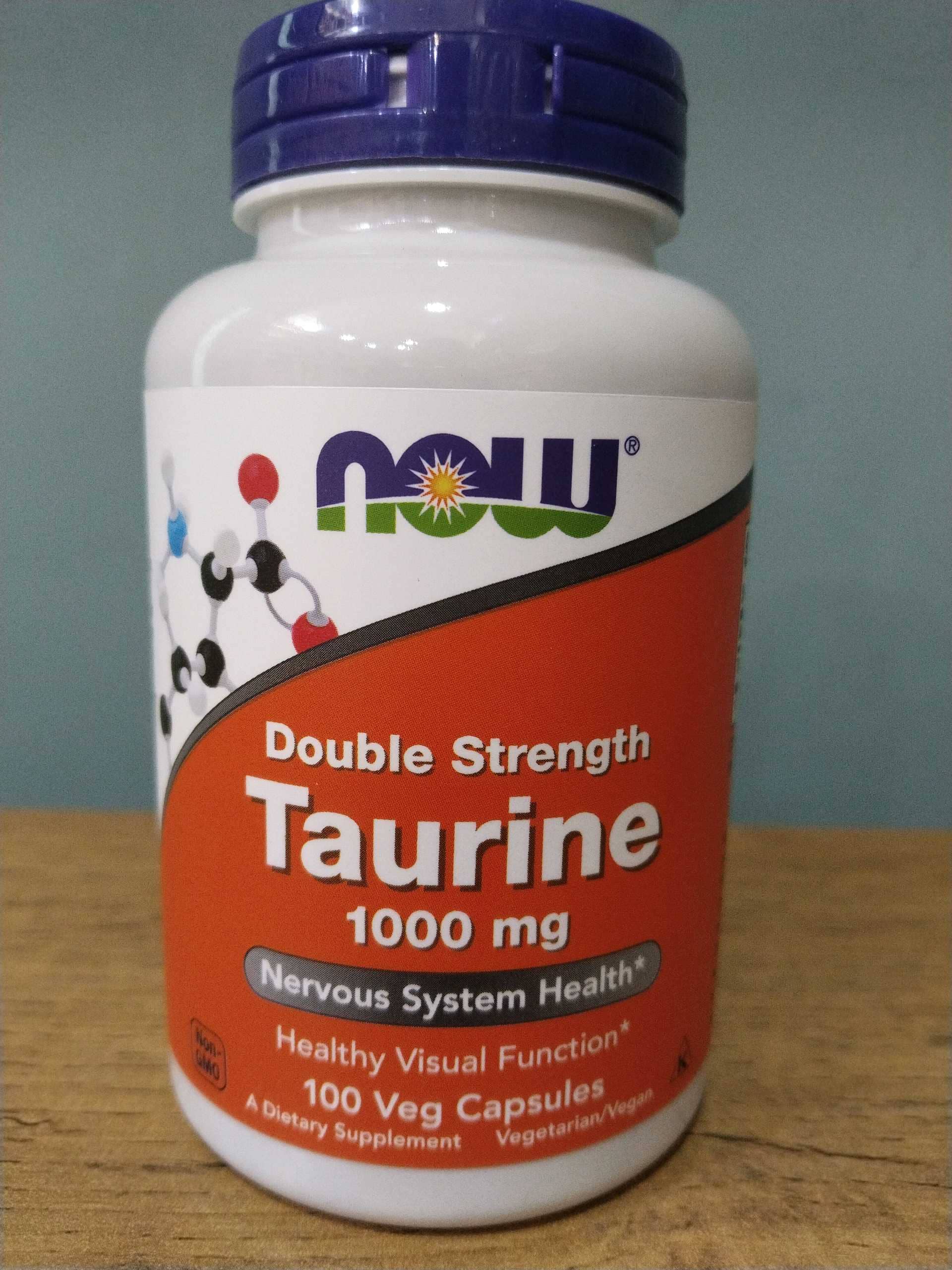 NOW FOODS TAURINE 1000MG 100CAPS 1