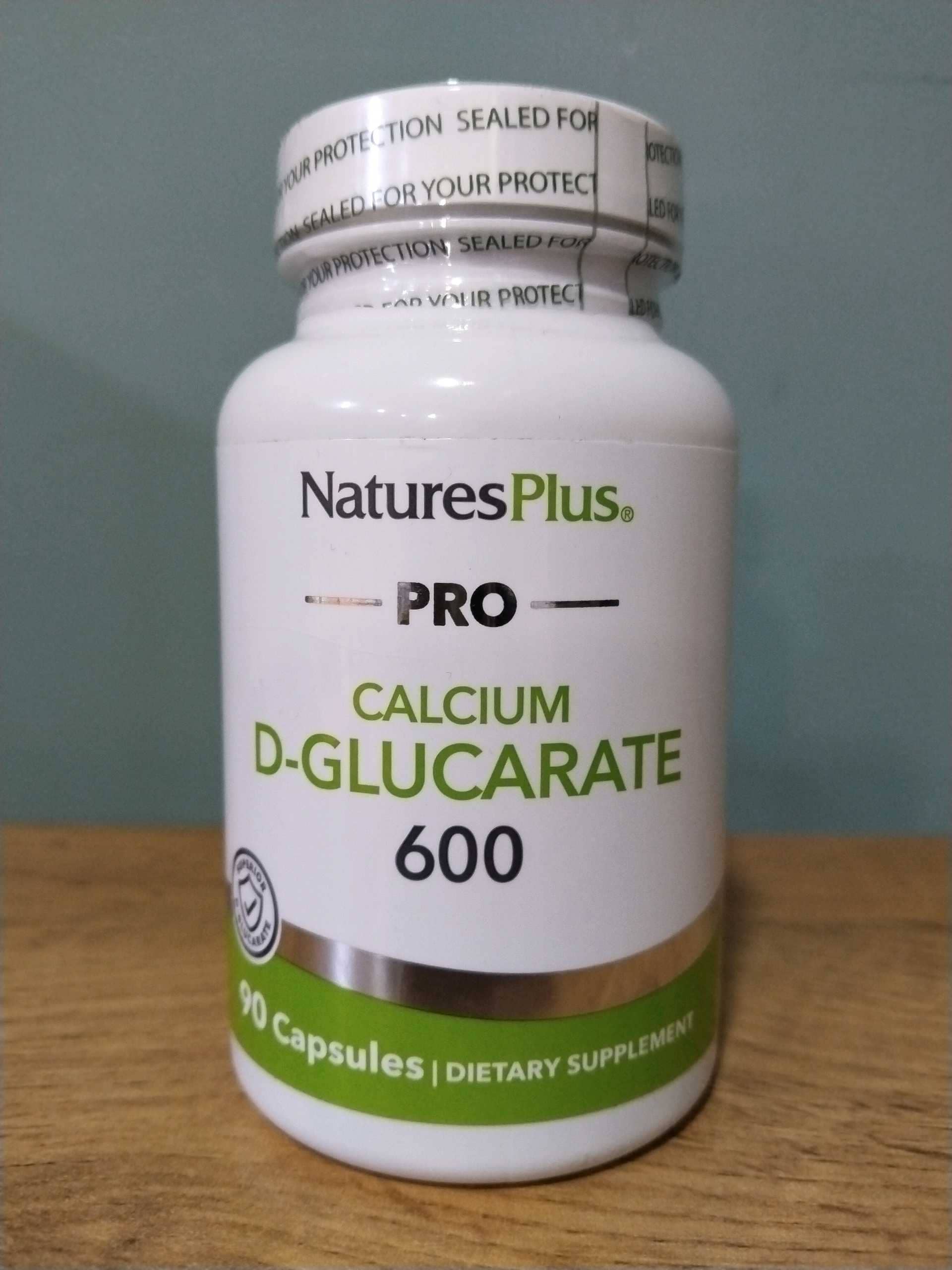 PRO CALCIUM D-GLUCARATE 600 90 CAP 1