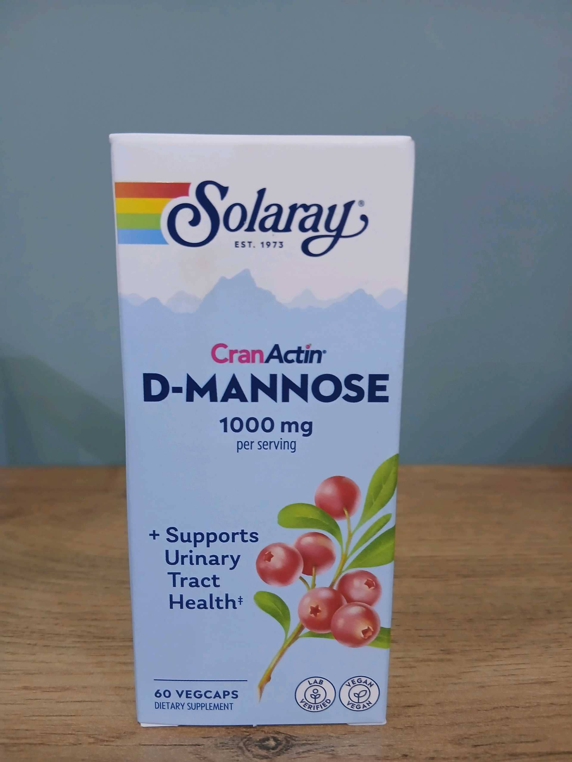 Solaray D-Mannose with CranActin 1000mg 1