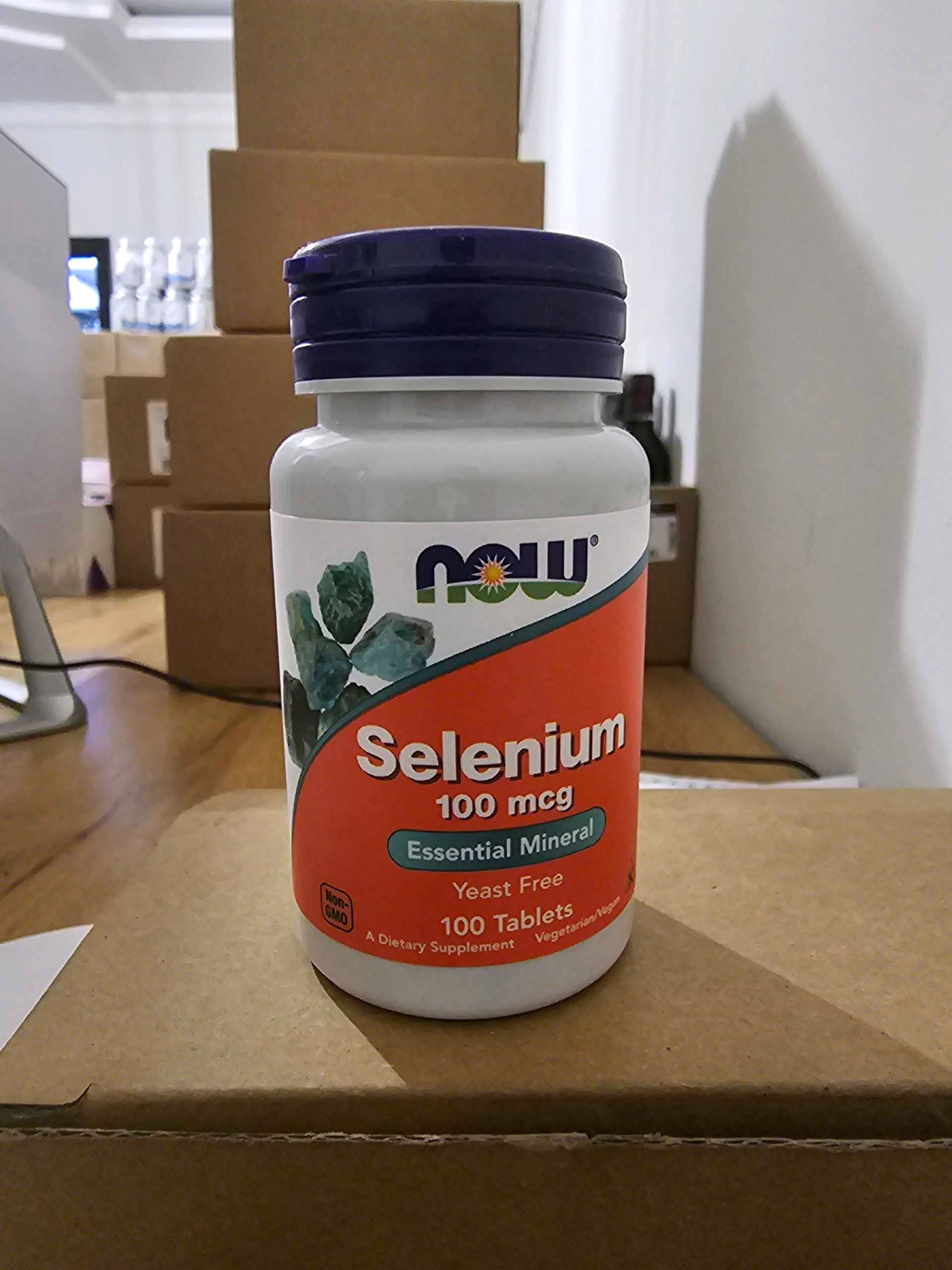 NOW SELENIUM 100mg 100tabs 1