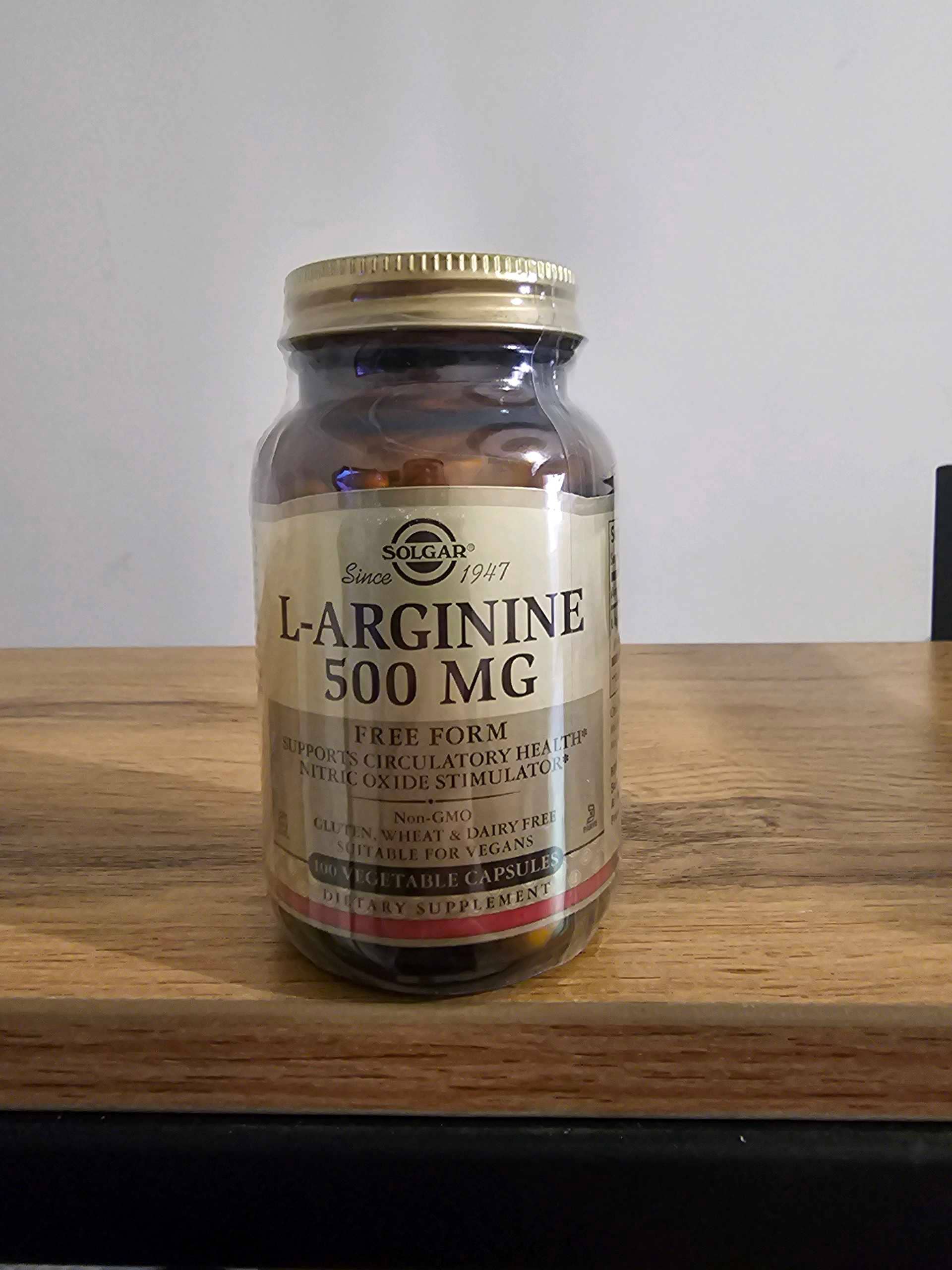 Solgar L Arginine 500 mg 1