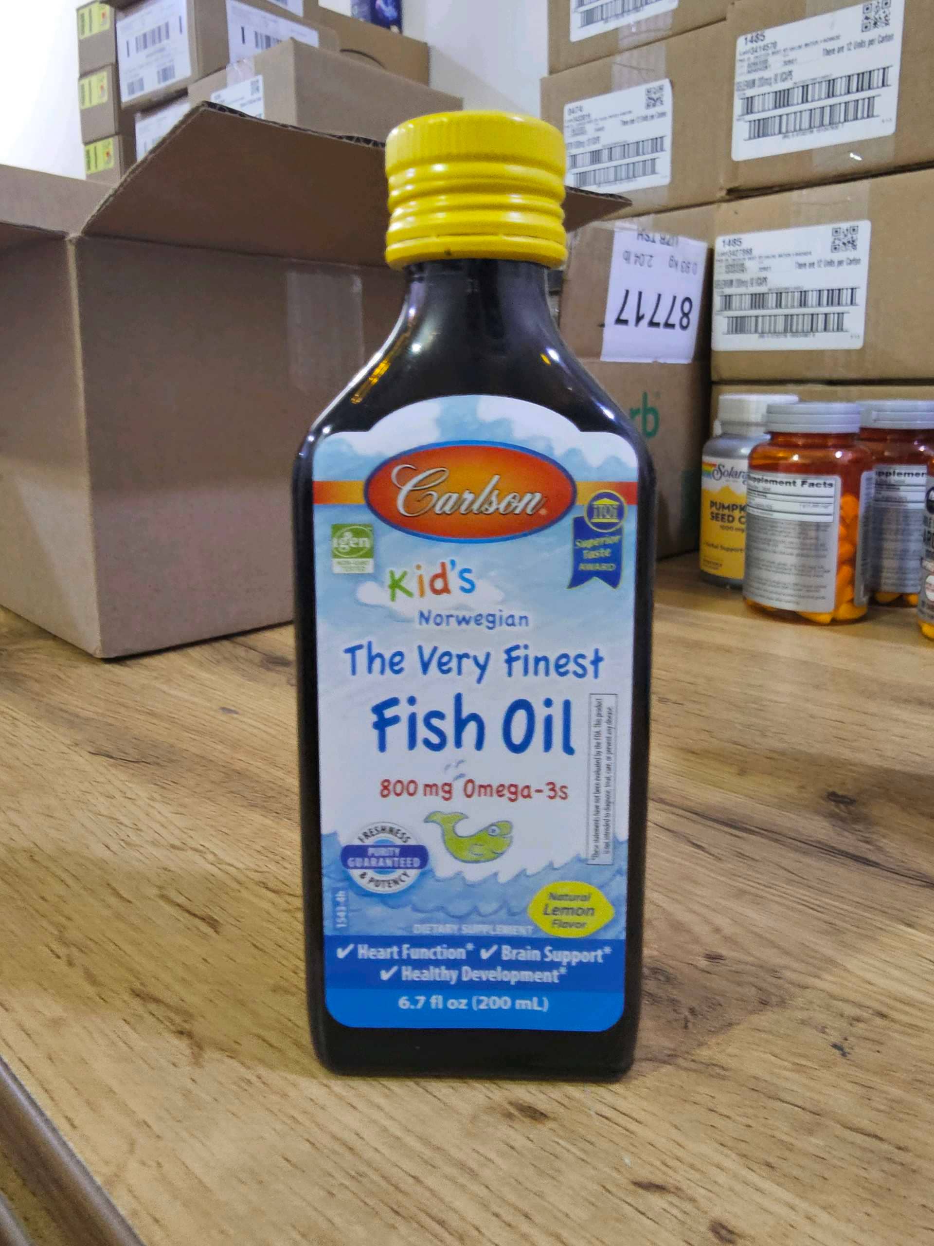 Carlson Fish Oil Omega-3 800 mg 1
