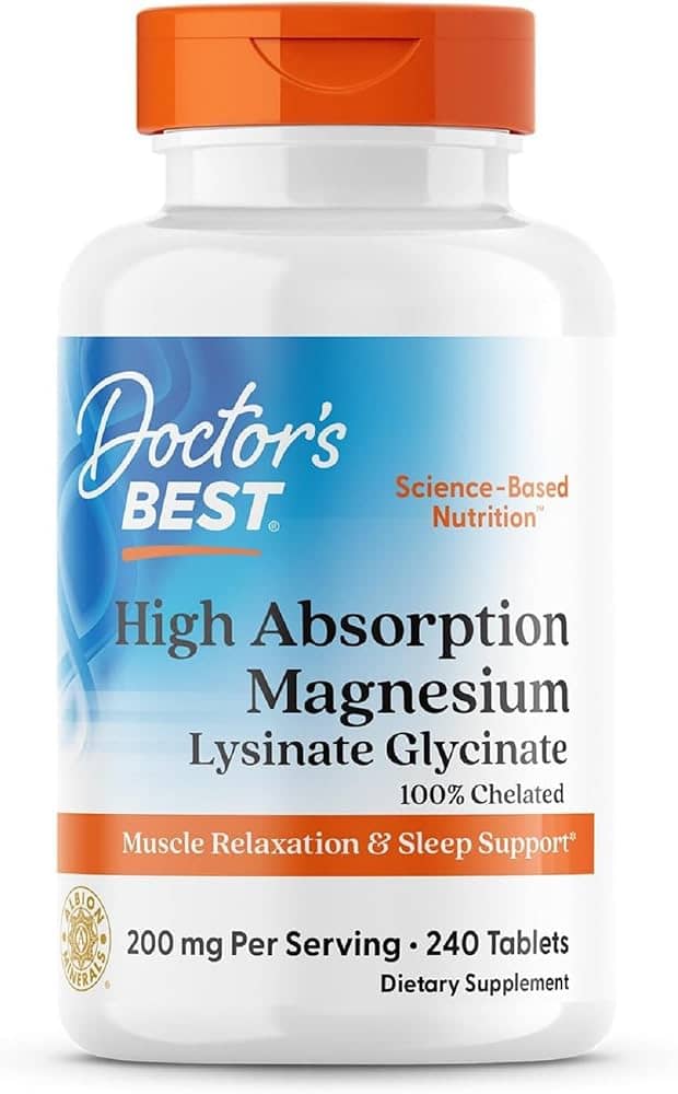 Doctor's Best, High Absorption Magnesium, 120 Tablets (100 mg per Tablet) 1