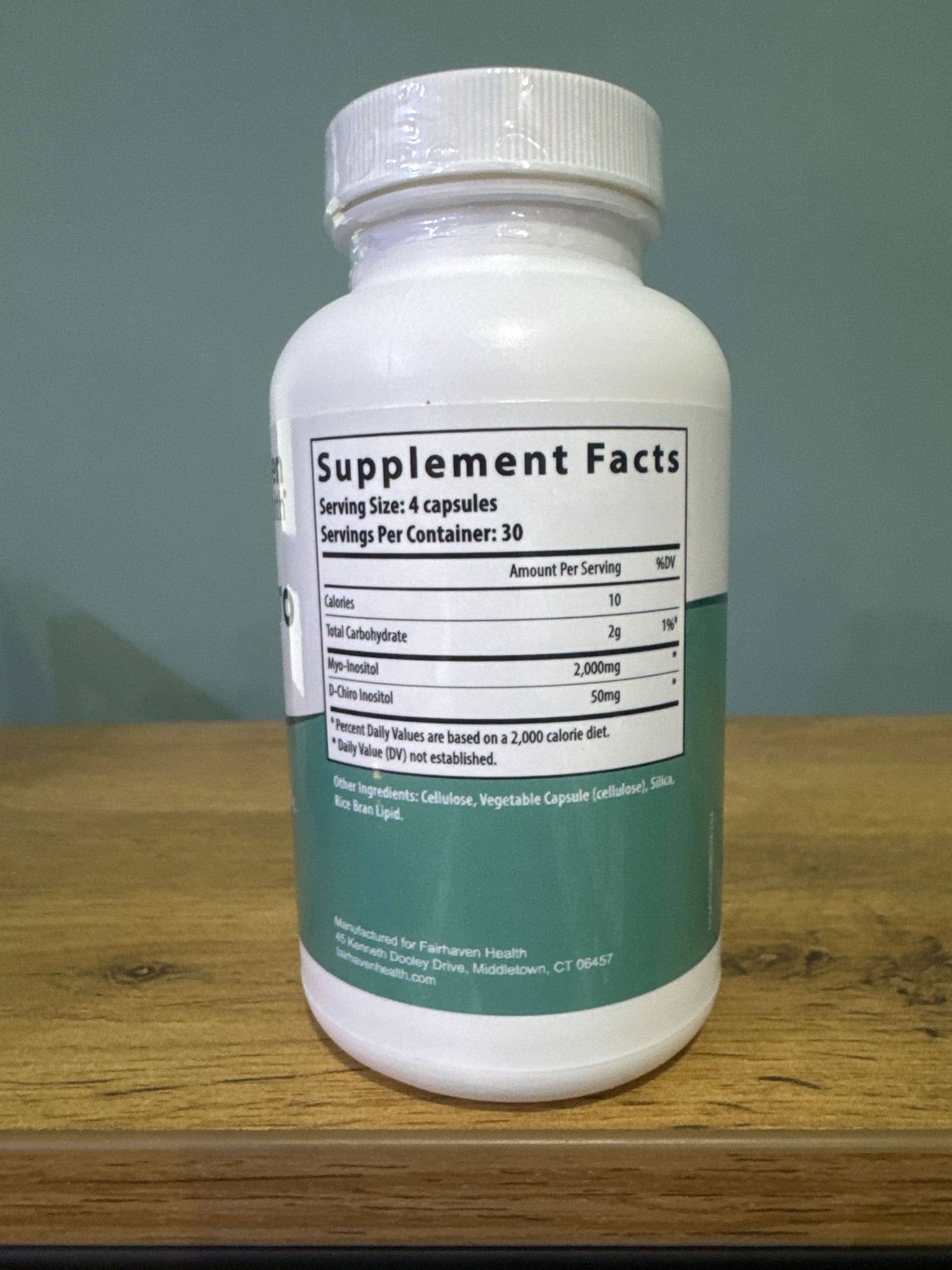 Fairhaven Health, Myo + D-Chiro Inositol, 120 Capsules 3