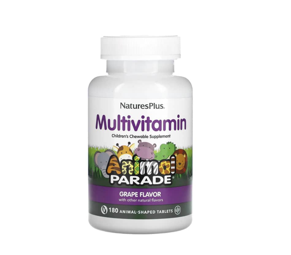 Nature's Plus Animal Parade Multi-Vitamin and Mineral, Grape Flavor, 180 Animals 1