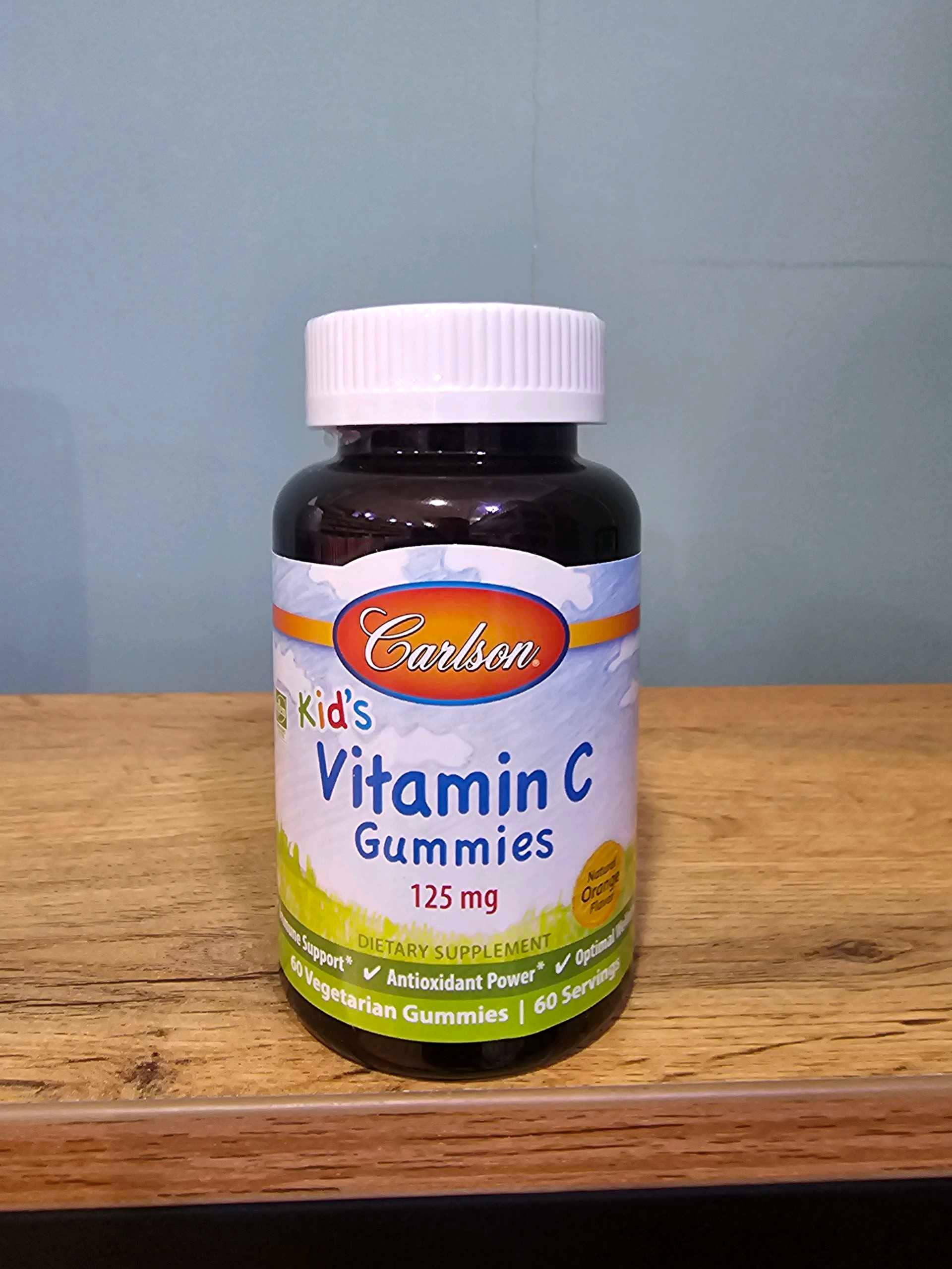 Carlson Kid's Vitamin C Gummies 125 mg 60 vegcaps 1
