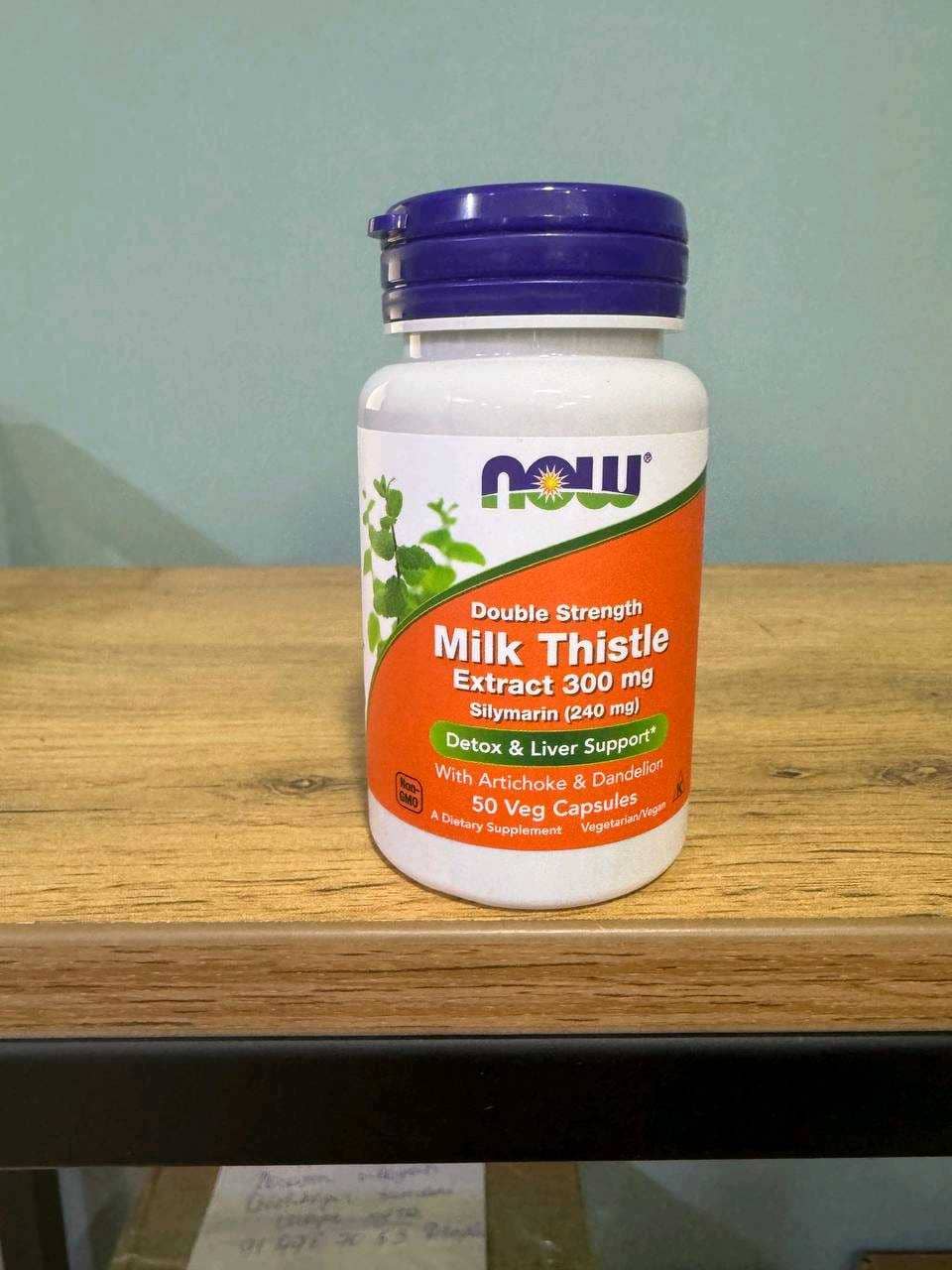 NOW Foods, Milk Thistle Extract, 50 Veg Capsules 1