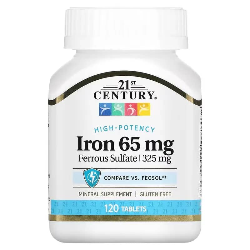 Iron 65 mg 120 tab 21st 1