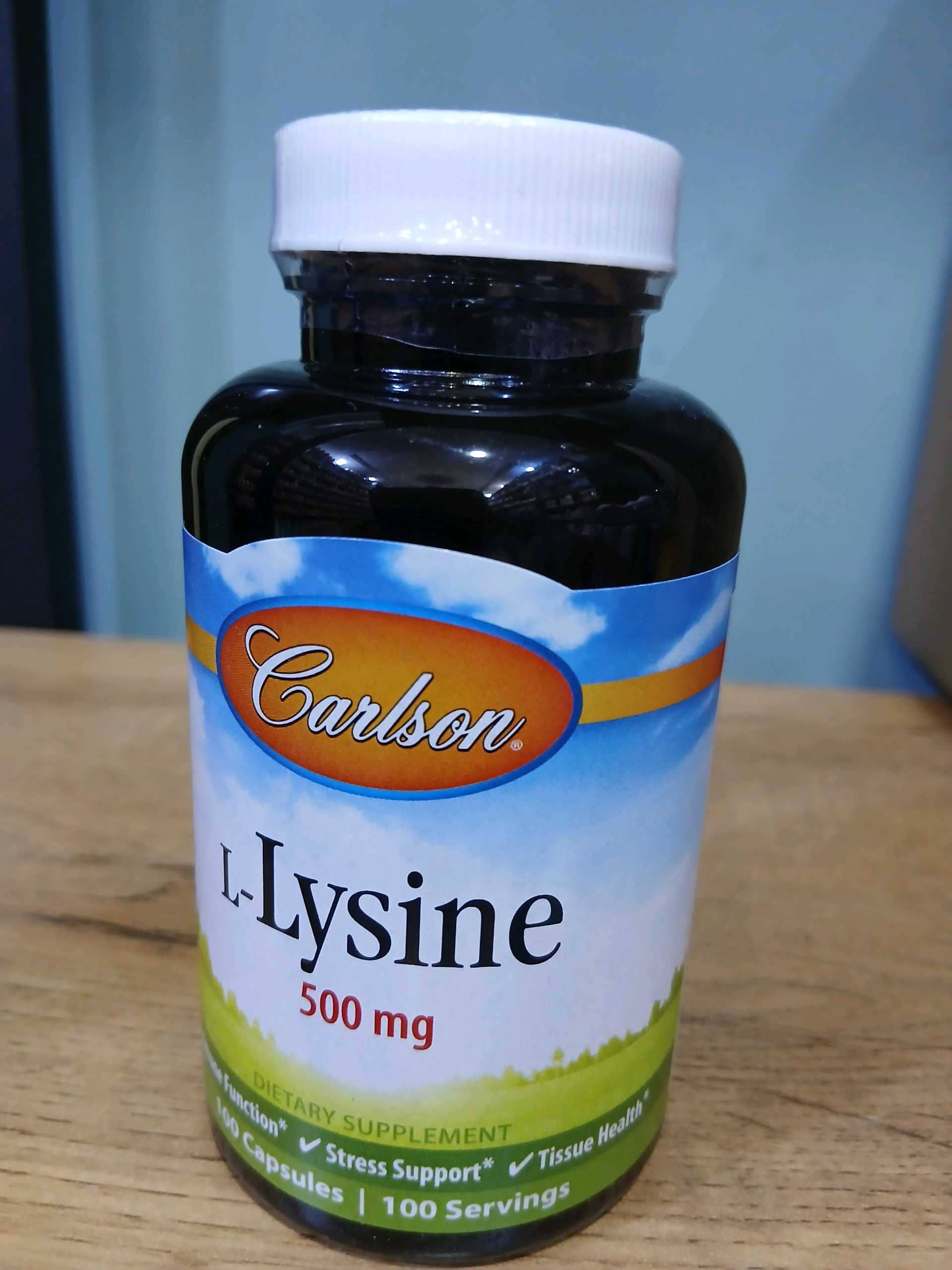 CArlson L-Lysine 100 Capsules 1