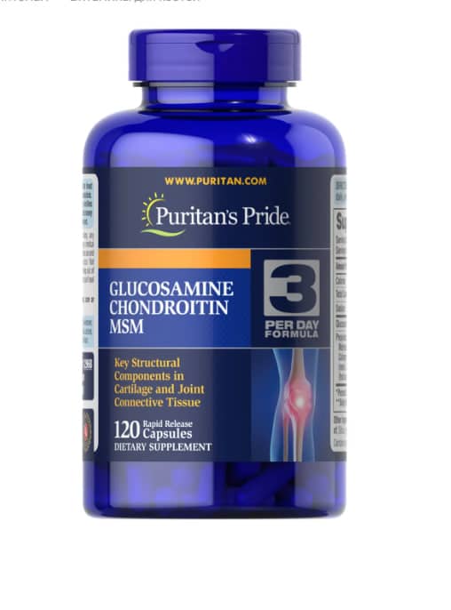 Puritan's Pride Glucosamin Chondroitin 120 coated Caplets 1
