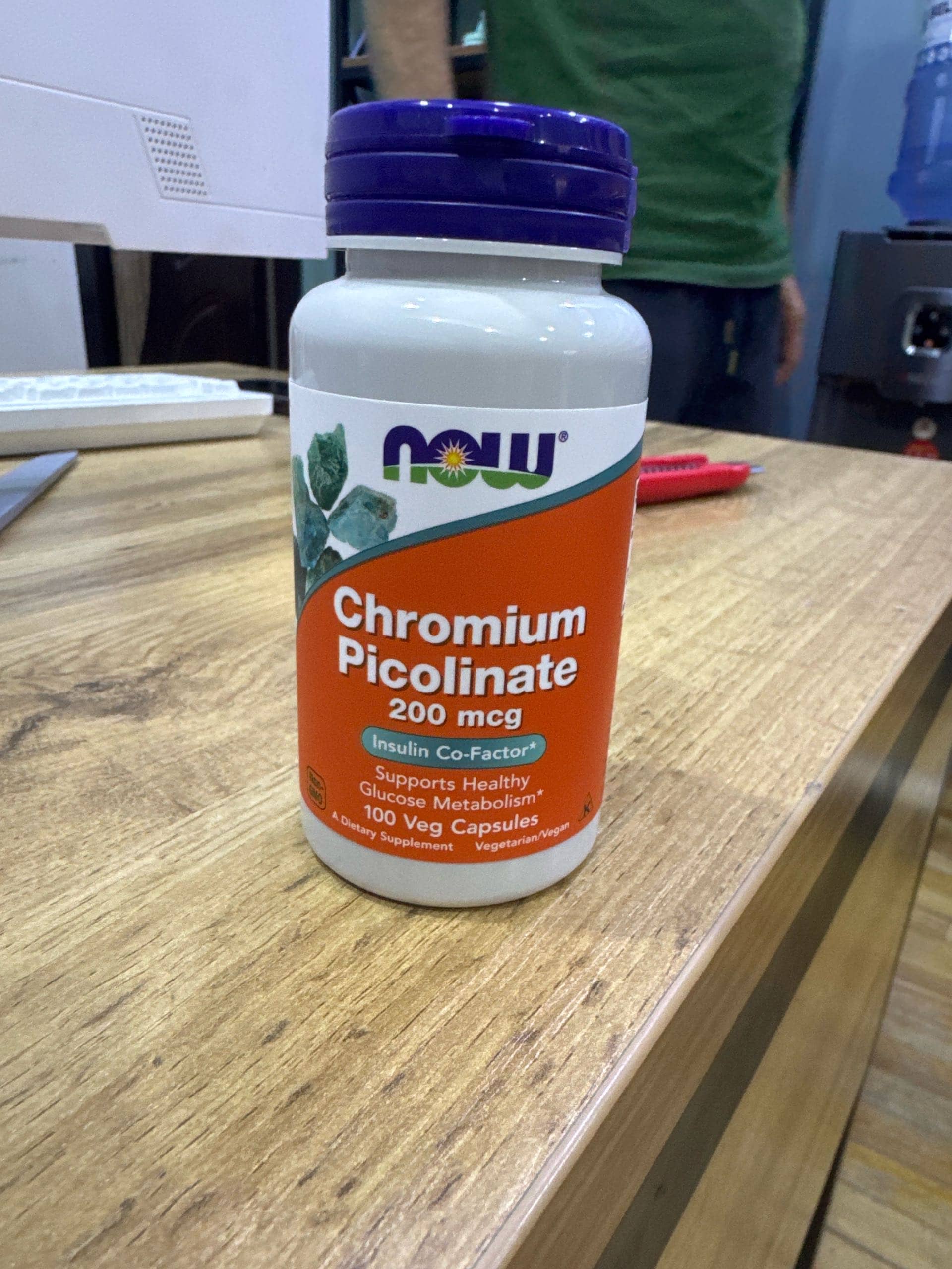 NOW FOODS CHROMIUM PICOLINATE 200MCG 1