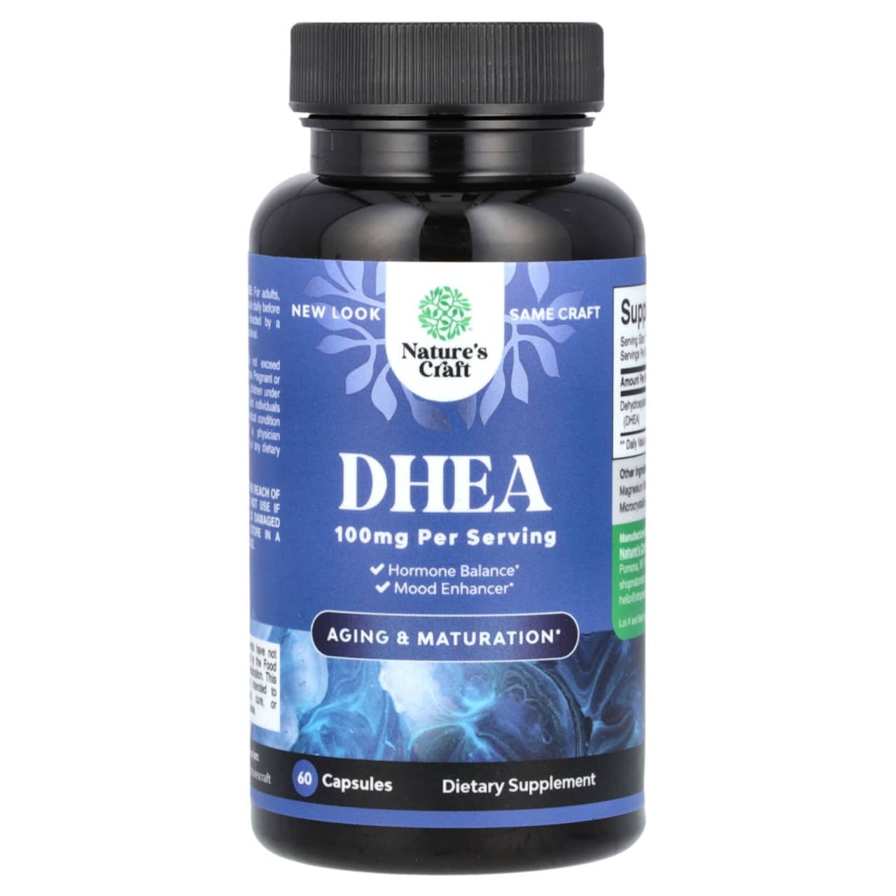 Nature's Craft DHEA 60 caps 1000 mg per serving 1