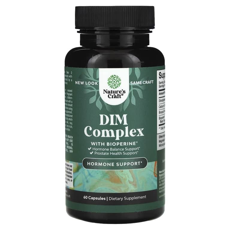 DIM Complex With BioPerine®, Nature's Craft, 60 Capsules 1