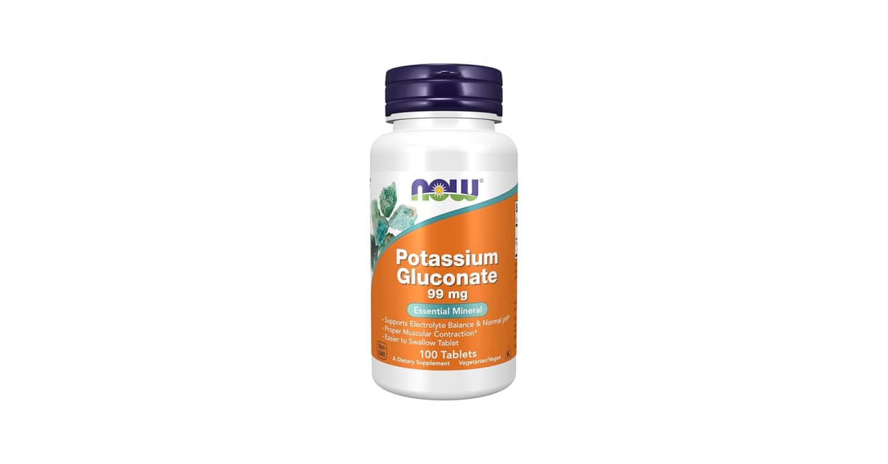 NOW POTATASIUM GLUCONATE 99MG 1