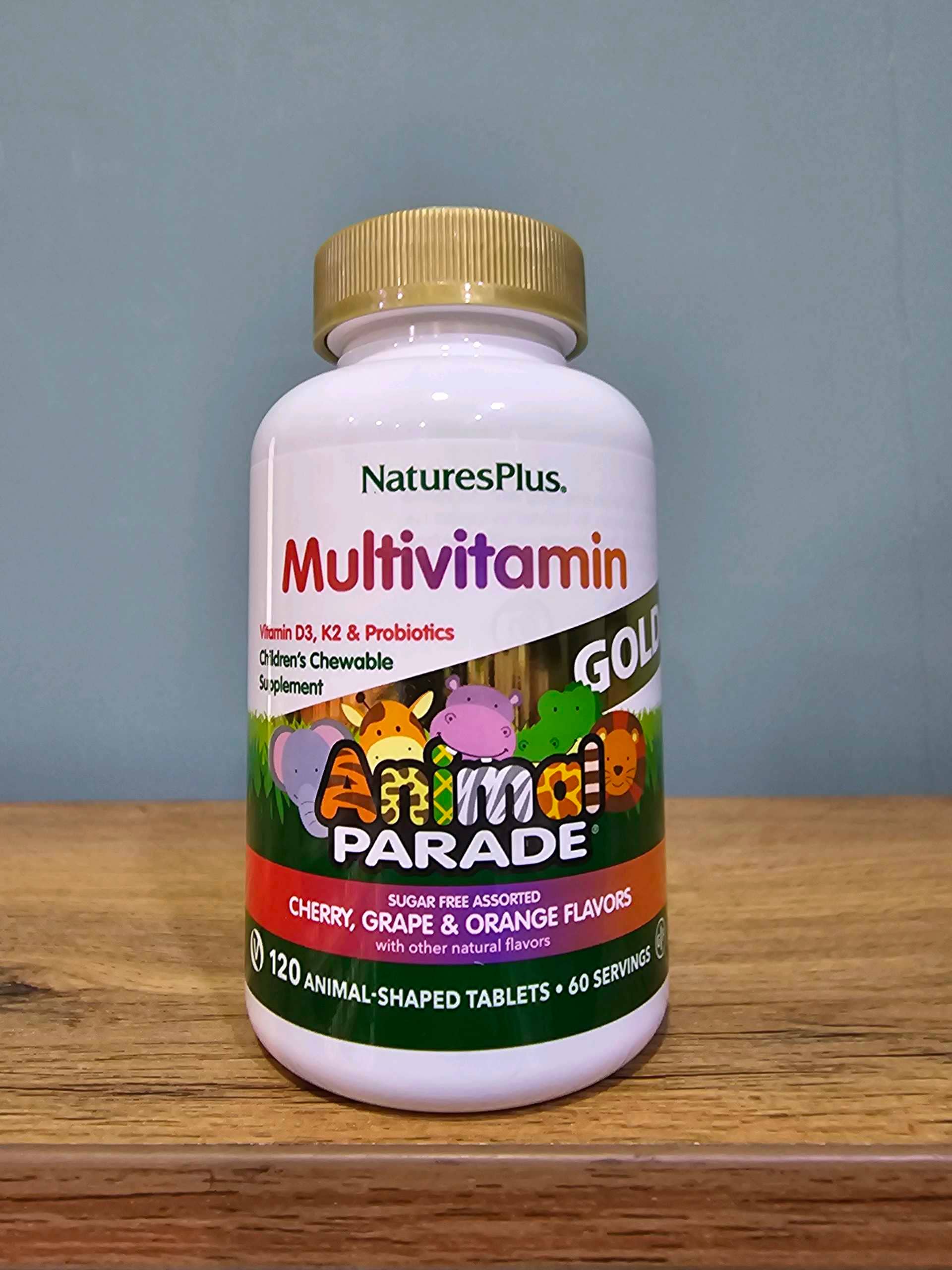 Nature's Plus Multivitamin Animal Parade Gold 120 tabs 1