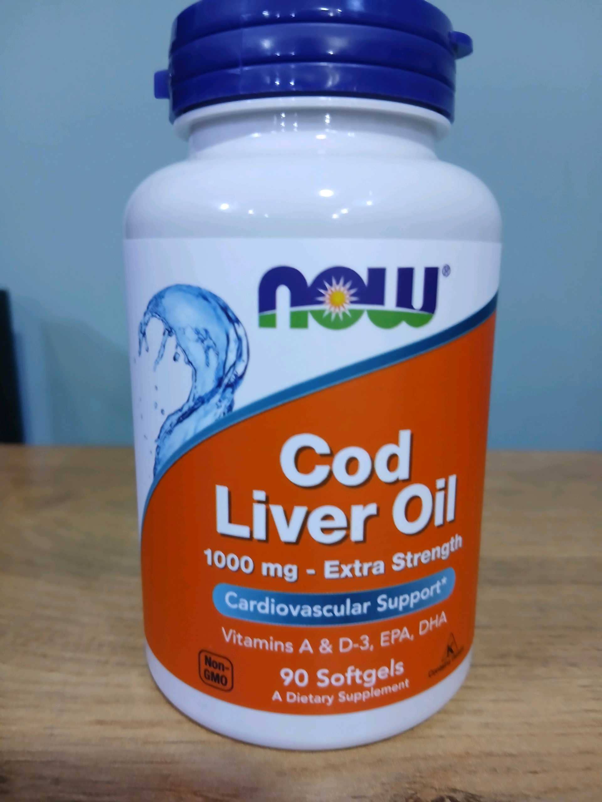 NOW COD LIVER OIL 1,000MG  90 SGELS 1