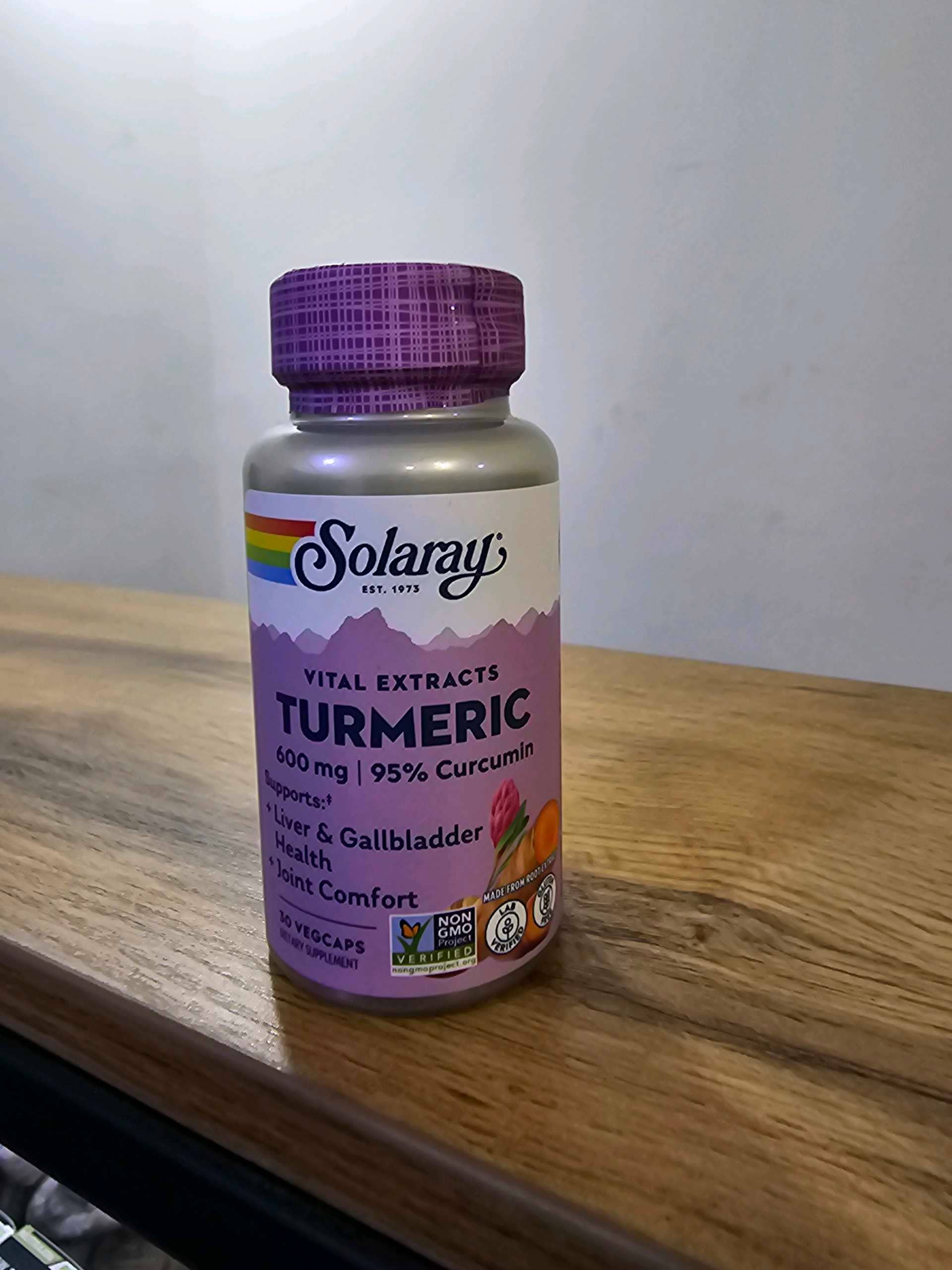 Soloray Turmeric 600mg 30caps 1