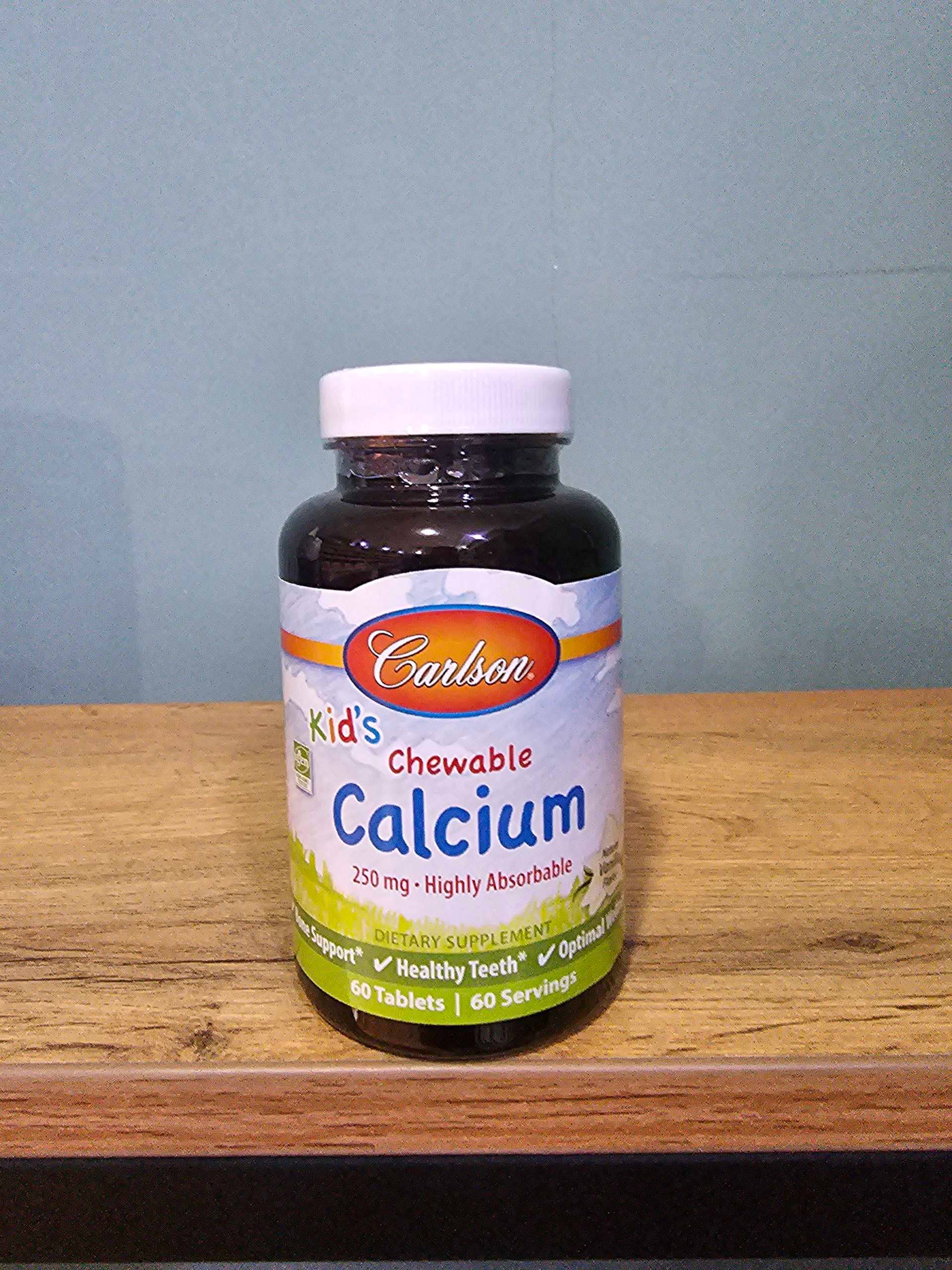 Carlson Kids Chewable Calcium 60tab 1