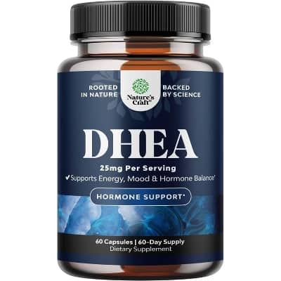 Natures Craft DHEA 25 mg per serving 60 caps 1