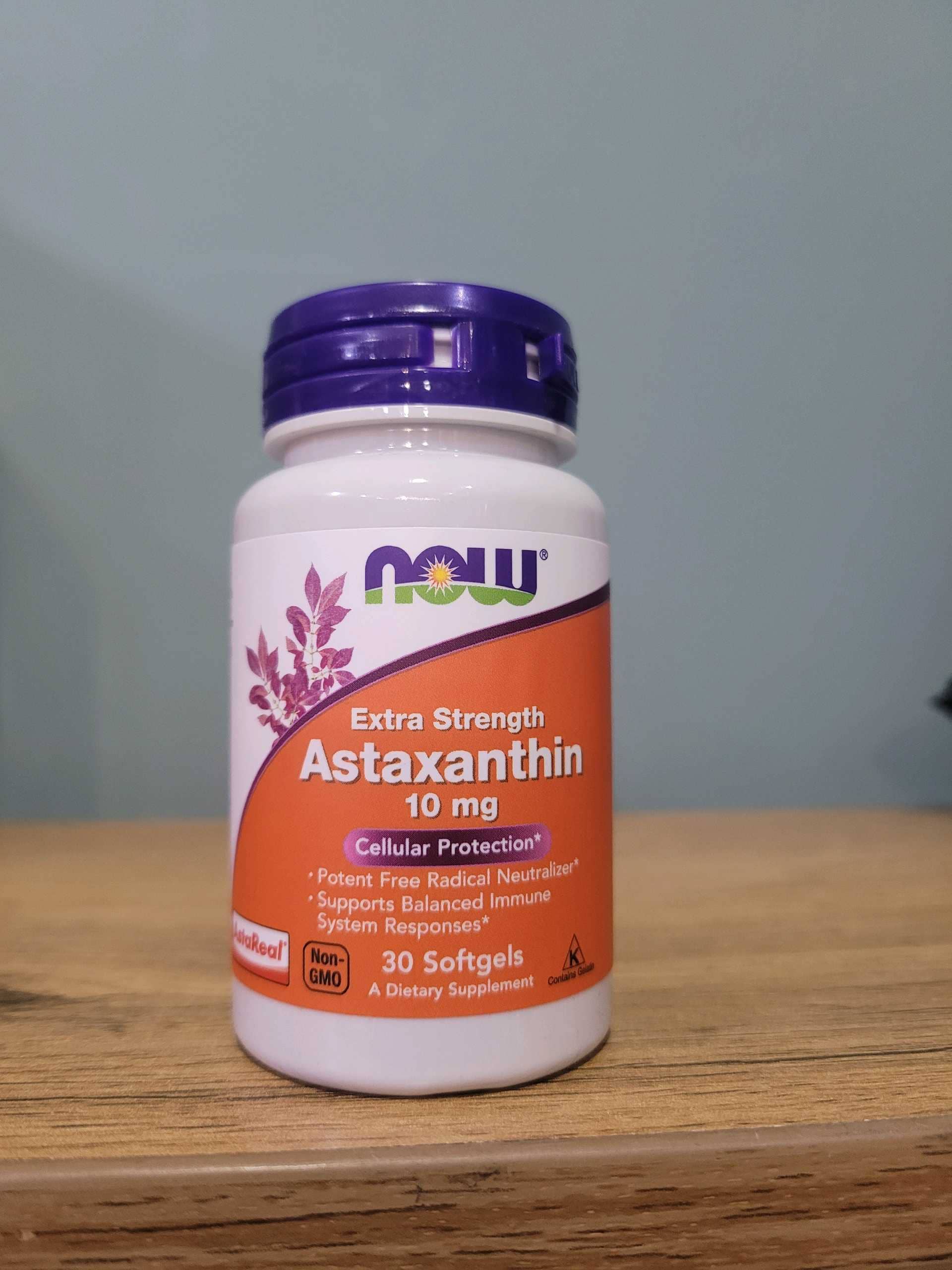 NOW ASTAXANTHIN 10 MG  30 SGELS 1