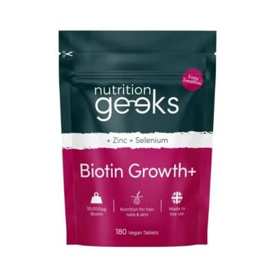 Nutrition geeks biotin growth+ 180 v tab 1