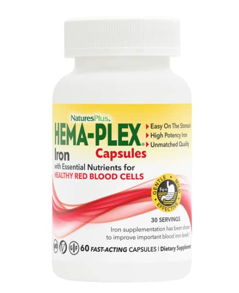 NaturesPlus, Vitamin and Mineral Supplement with Iron, 60 Rapid-Acting Capsules 1
