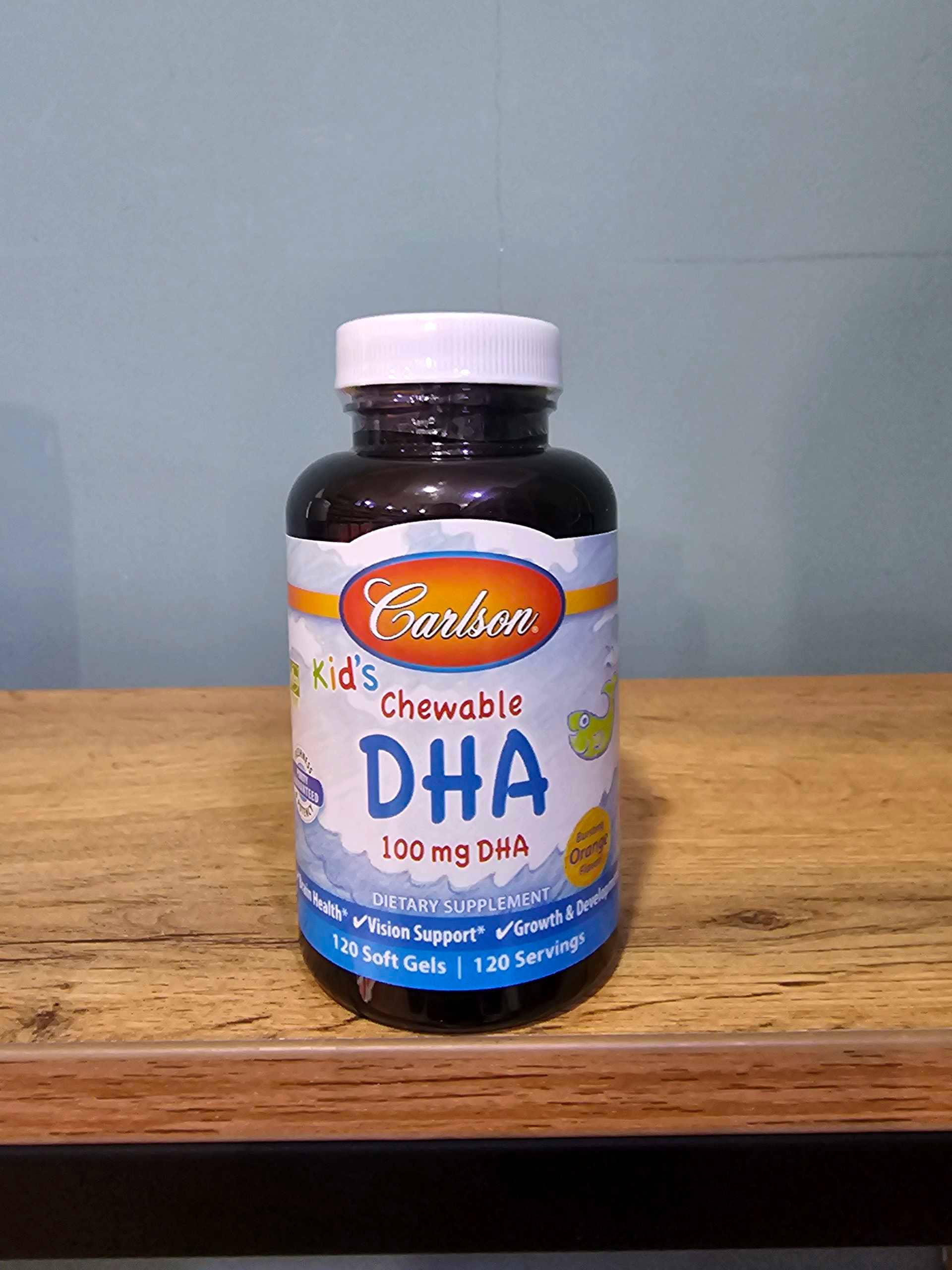 Carlson Kid's Chewable DHA 100 mg 120 softgels 1